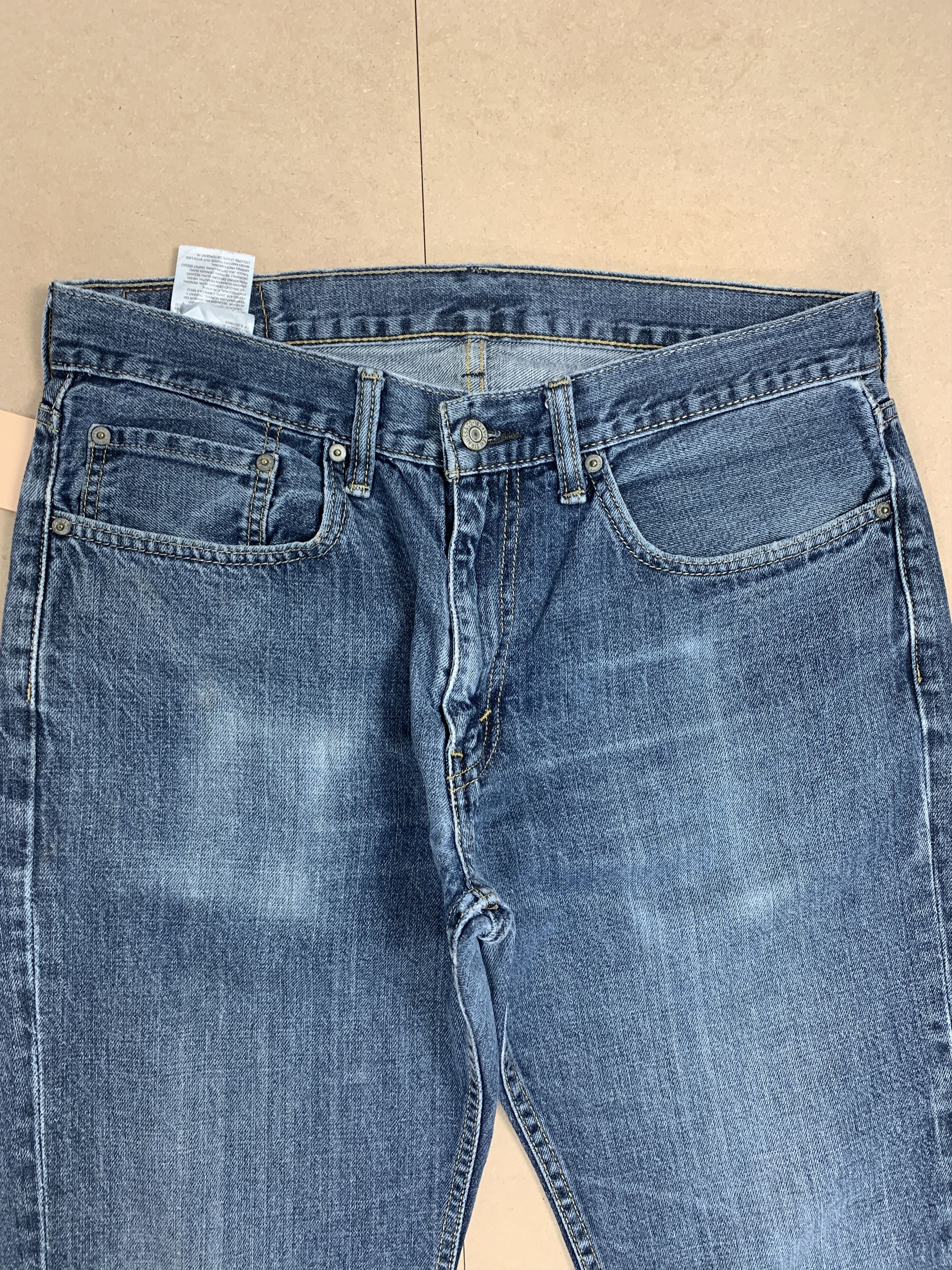 Levi's × Levi's Vintage Clothing × Vintage Vintage LEVI'S 559 Faded Phone Pattern on Pocket Jeans Size US 34 / EU 50 - 2 Thumbnail