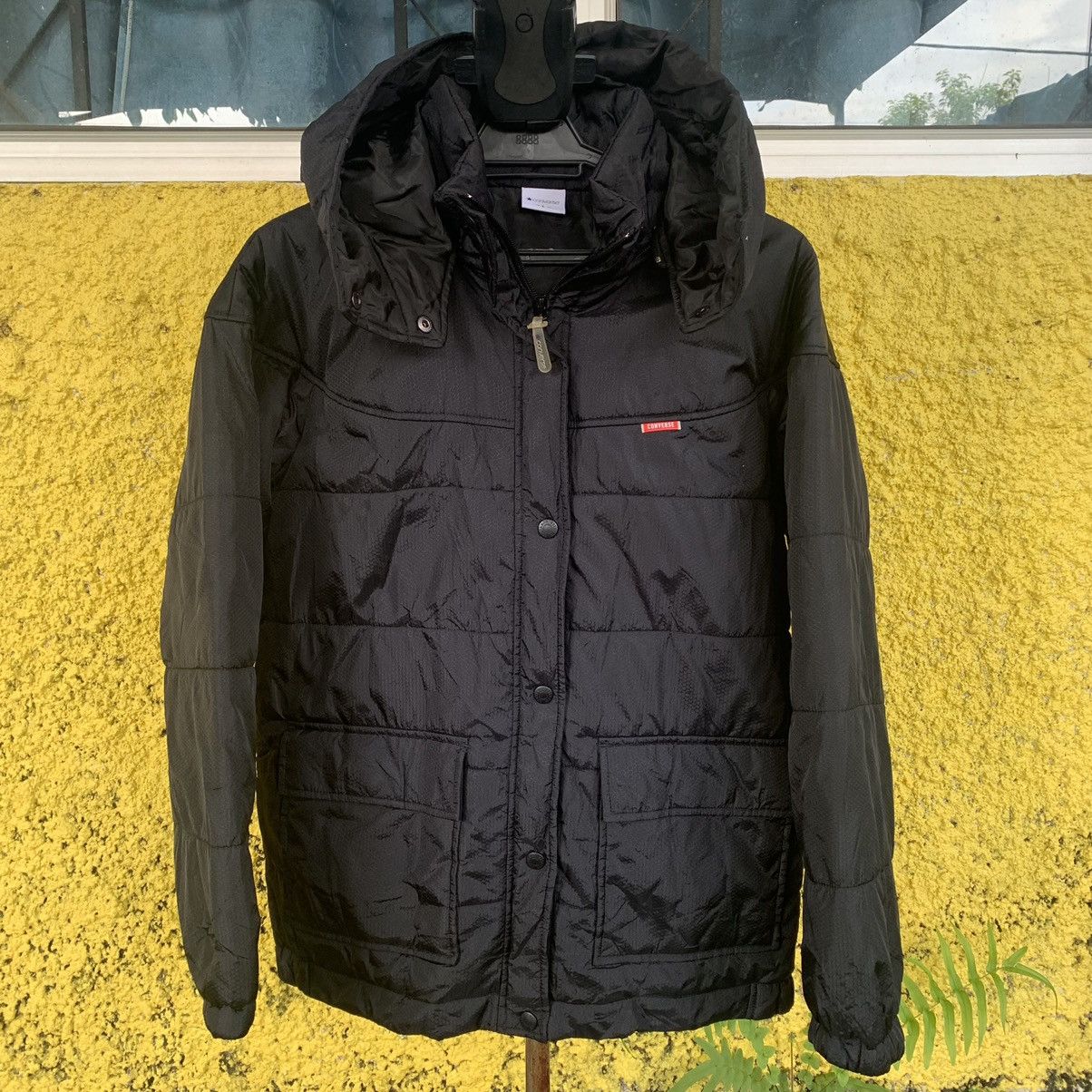 Converse puffer hoodie jacket