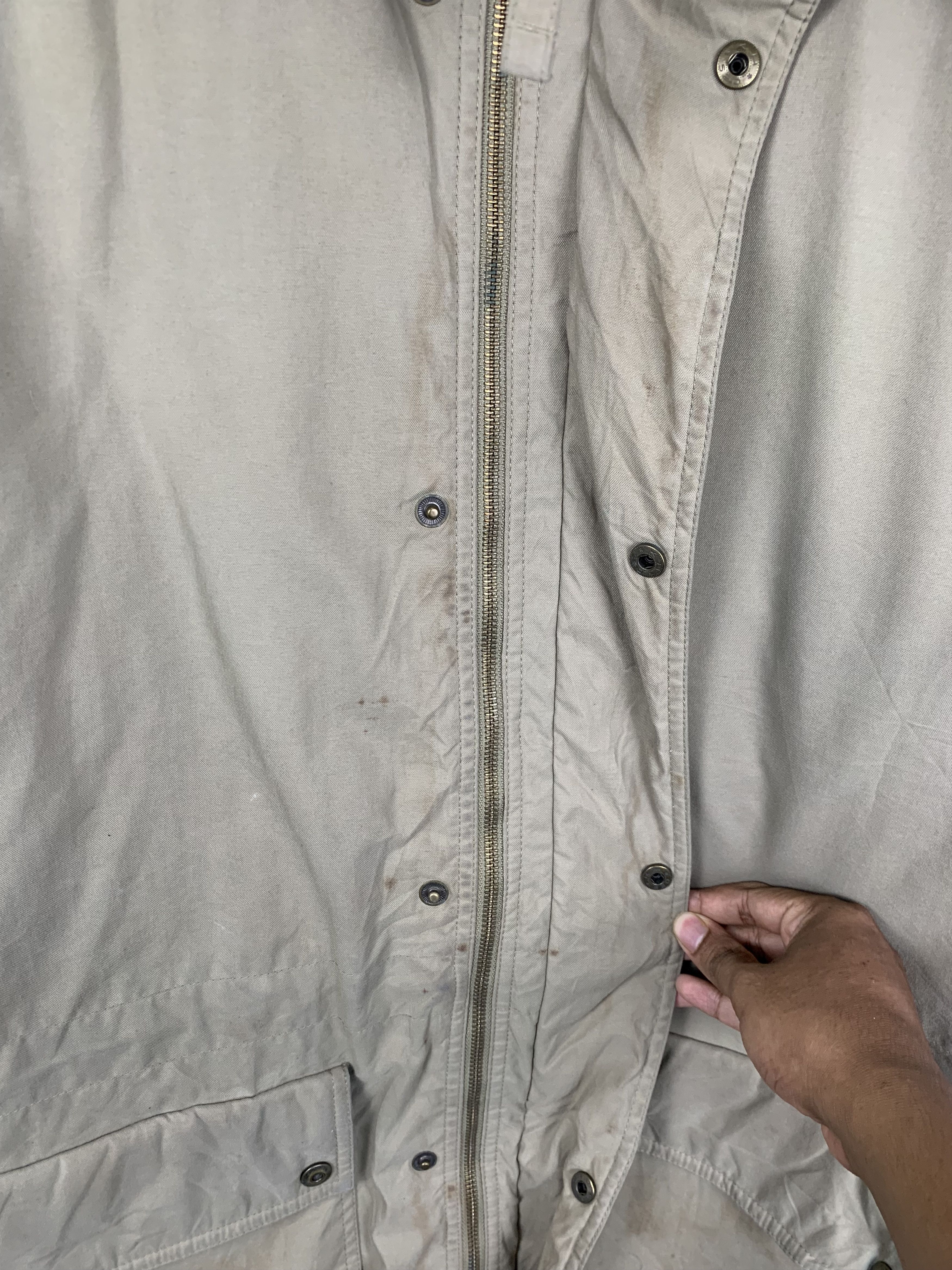 Uniqlo Vintage UNIQLO Hoodie Button Zip Up Parkas Jacket J0465 Size US XL / EU 56 / 4 - 11 Thumbnail