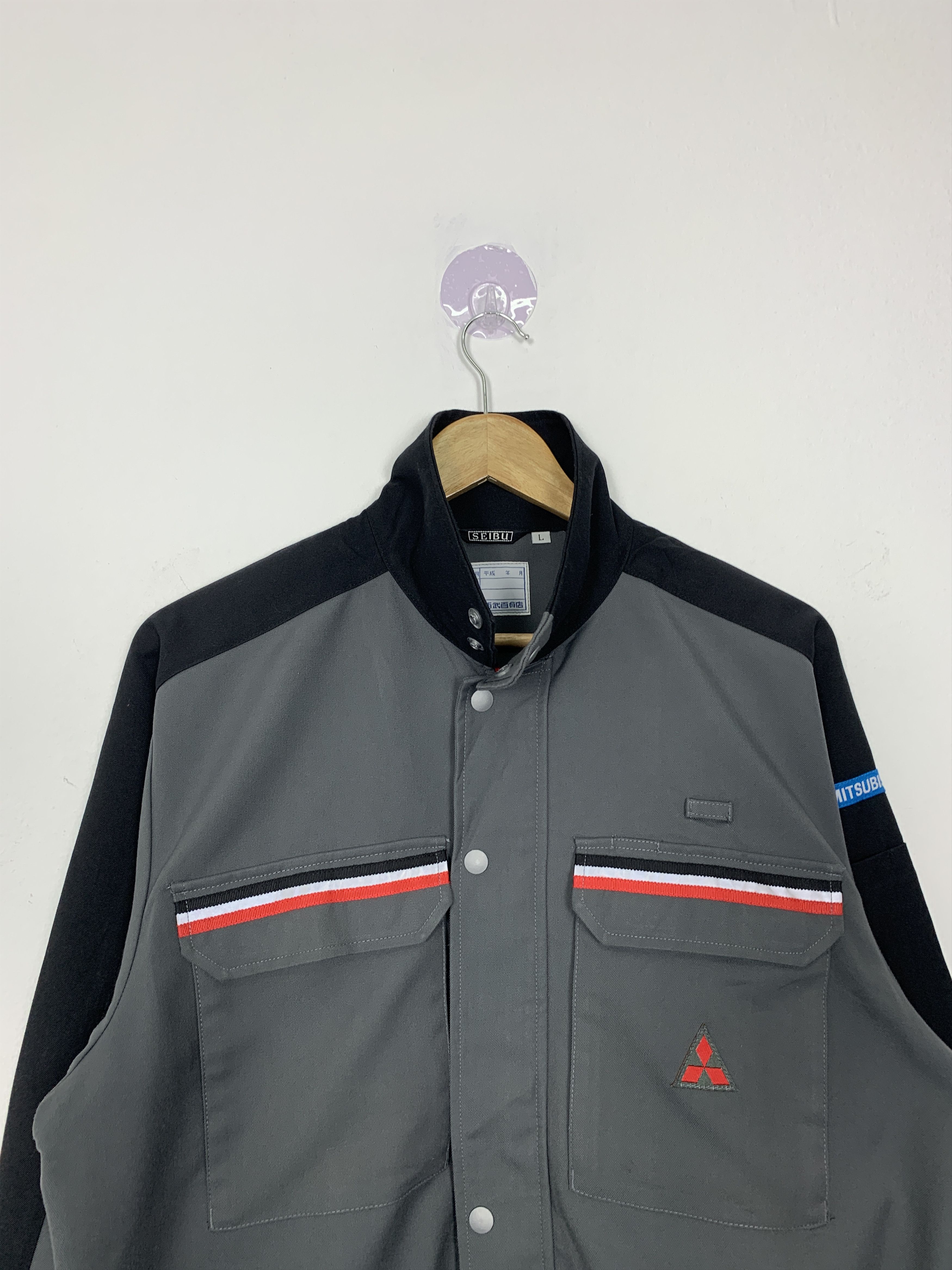 Japanese Brand Vintage MITSUBISHI EVO Worker Jacket J1012 Size US M / EU 48-50 / 2 - 3 Thumbnail