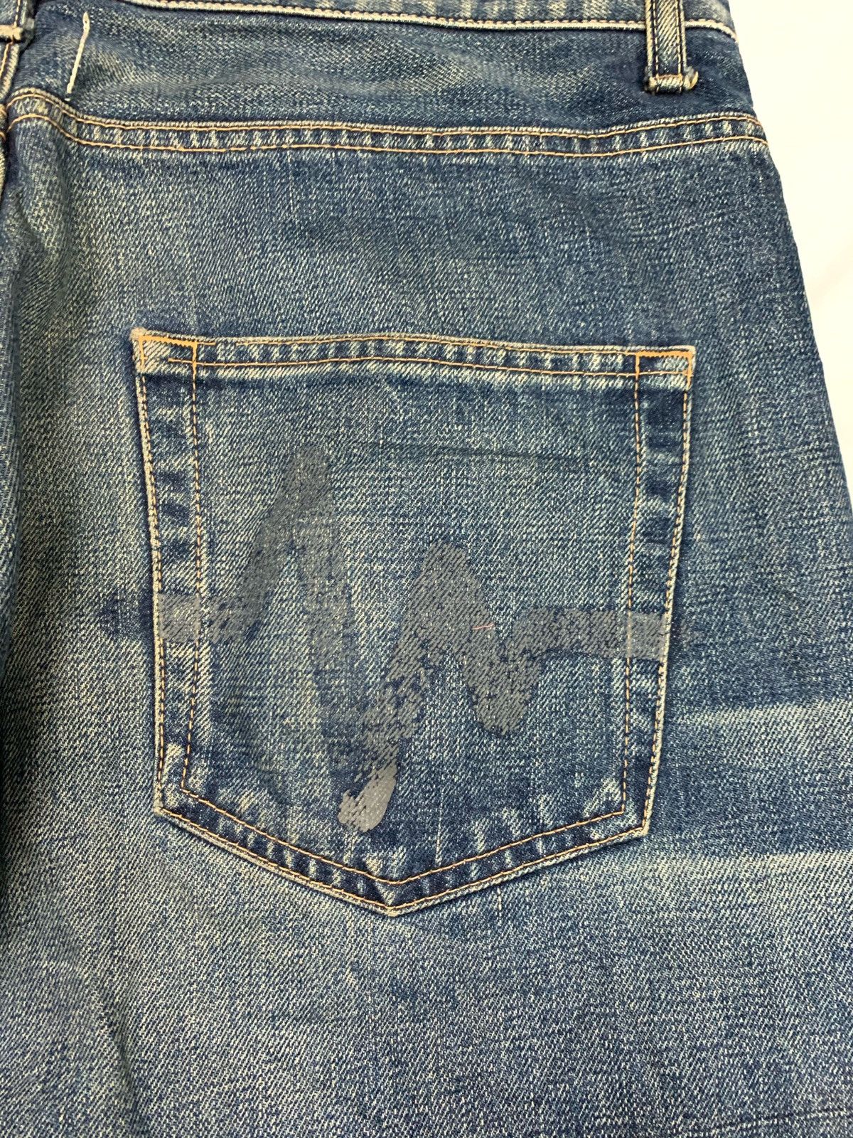 WHIZ LIMITED Whiz Limited Japan Distressed Hybrid Selvedge Baggy Denim Size US 36 / EU 52 - 6 Thumbnail