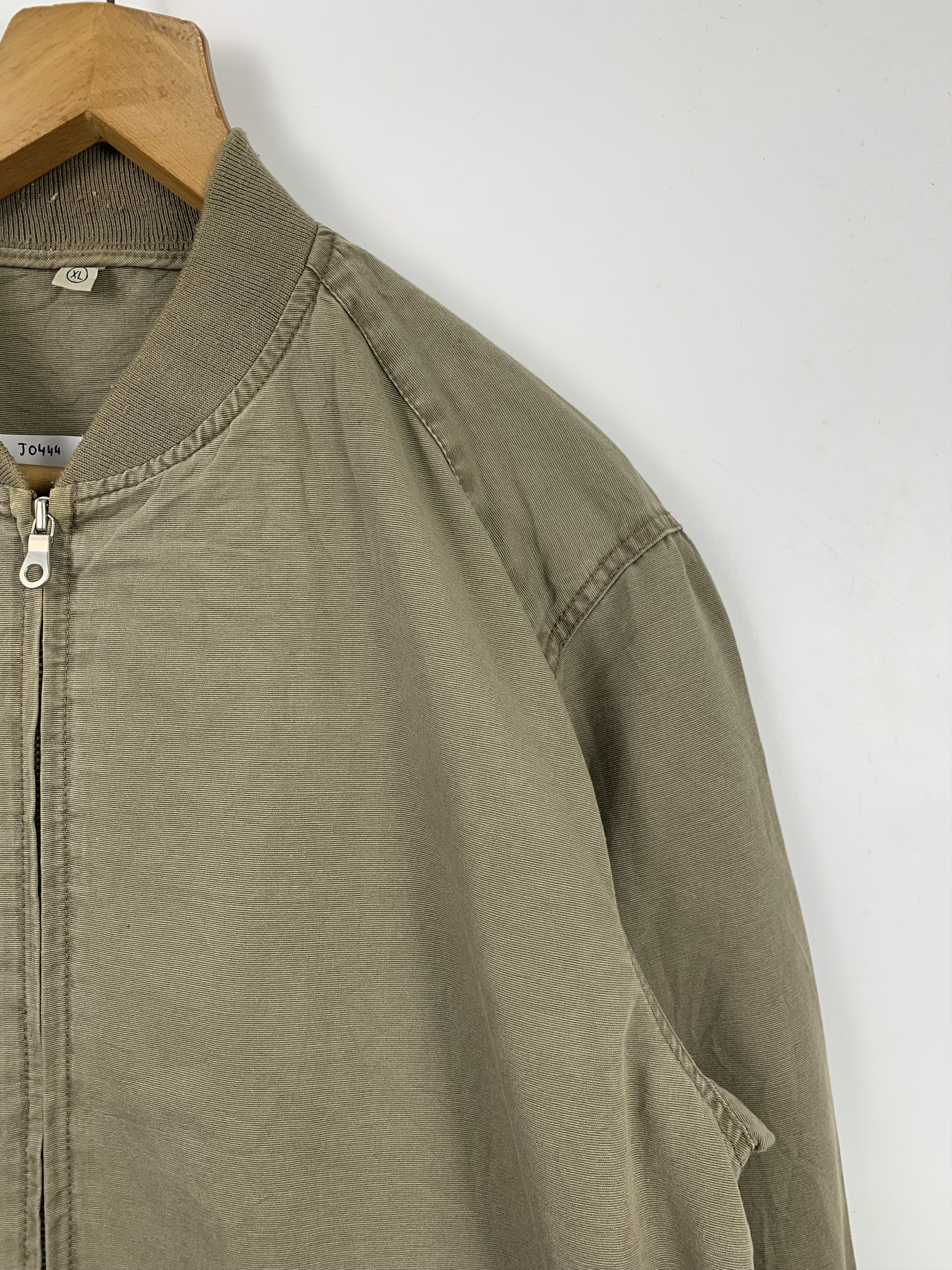 Uniqlo Vintage UNIQLO Faded Cotton Khaki Jacket J0444 Size US L / EU 52-54 / 3 - 4 Thumbnail