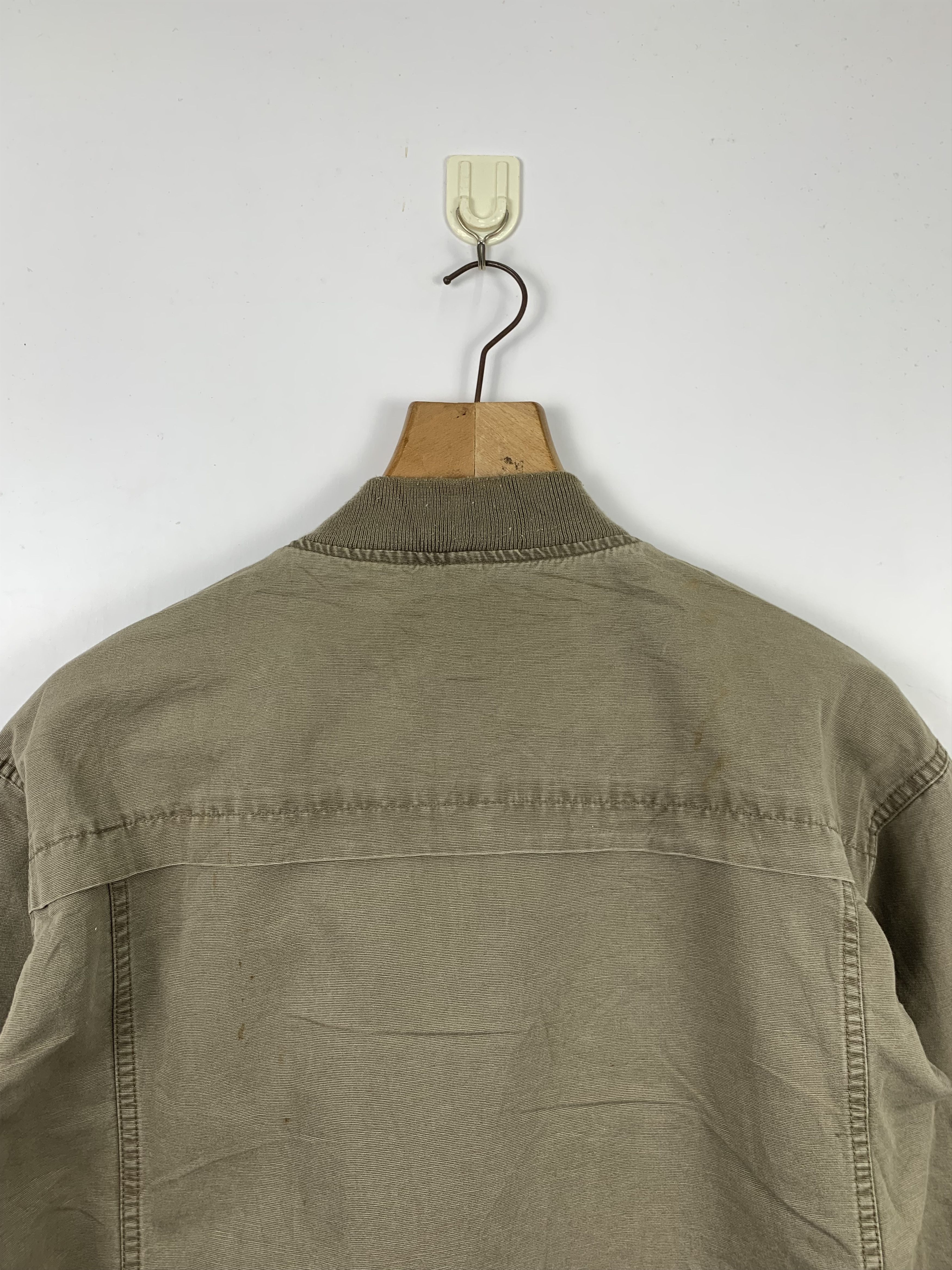 Uniqlo Vintage UNIQLO Faded Cotton Khaki Jacket J0444 Size US L / EU 52-54 / 3 - 9 Thumbnail