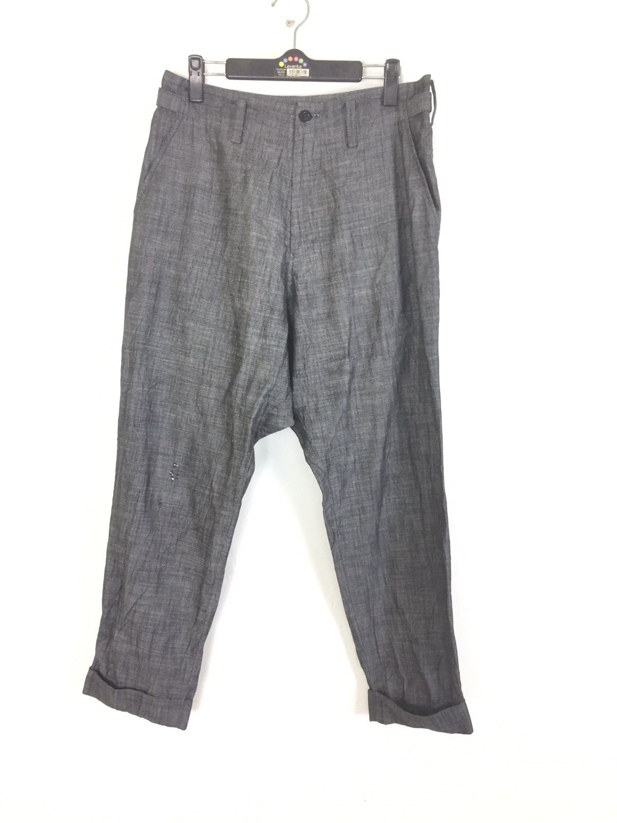 Yohji Yamamoto Yohji Yamamoto+Noir Cropped pants size 1 Size US 30 / EU 46 - 1 Thumbnail