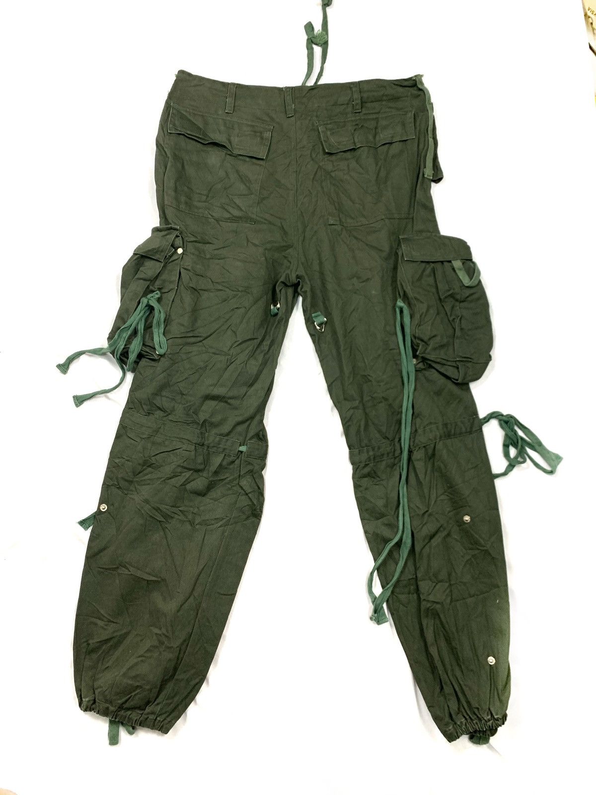 Japanese Brand Black bacara japanesse brand tactical pocket cargo pants Size US 35 - 2 Thumbnail