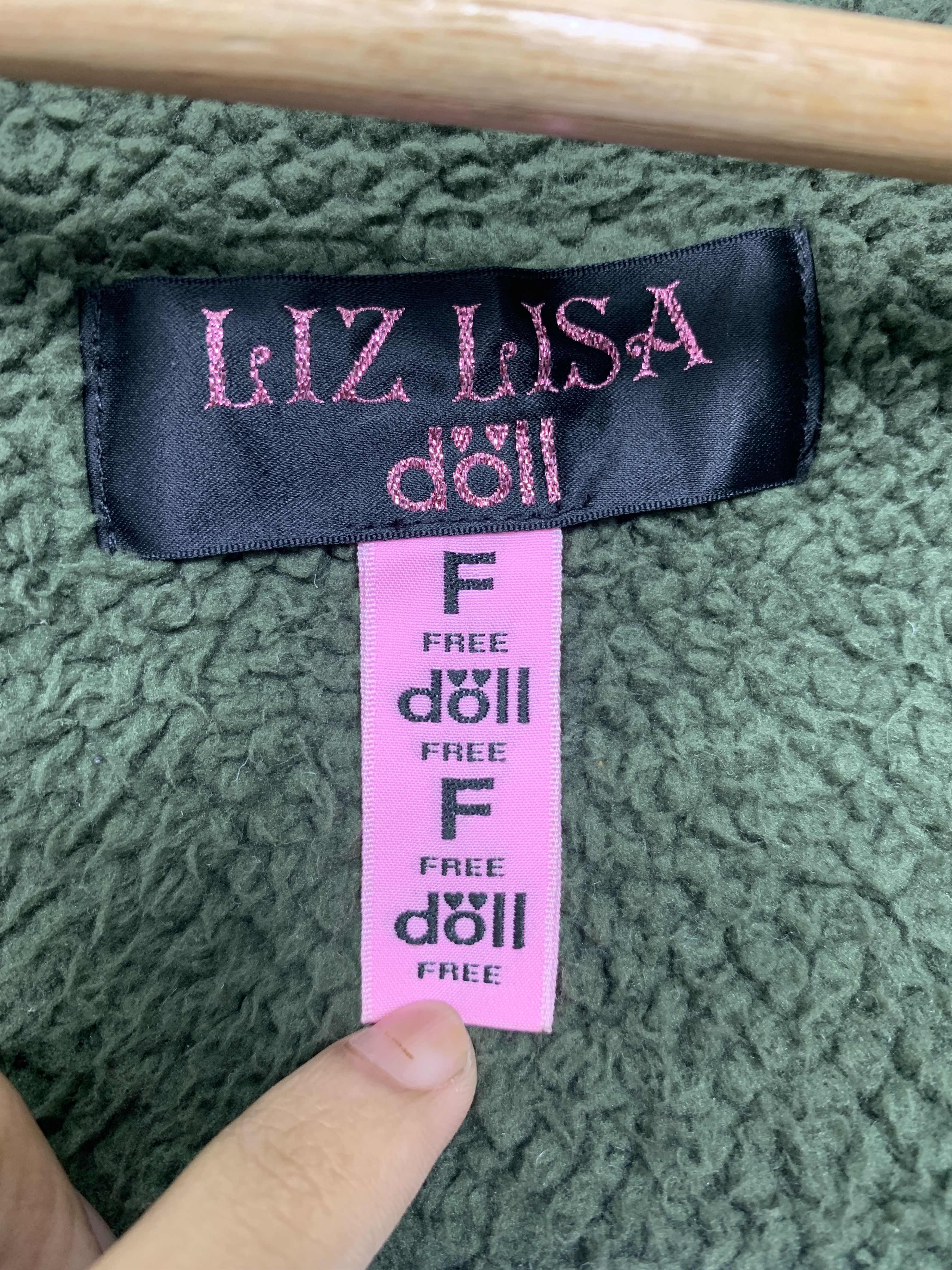 Japanese Brand Vintage LIZ LISA DOLL Sherpa Lining Military Jacket J1111 Size US S / EU 44-46 / 1 - 9 Thumbnail