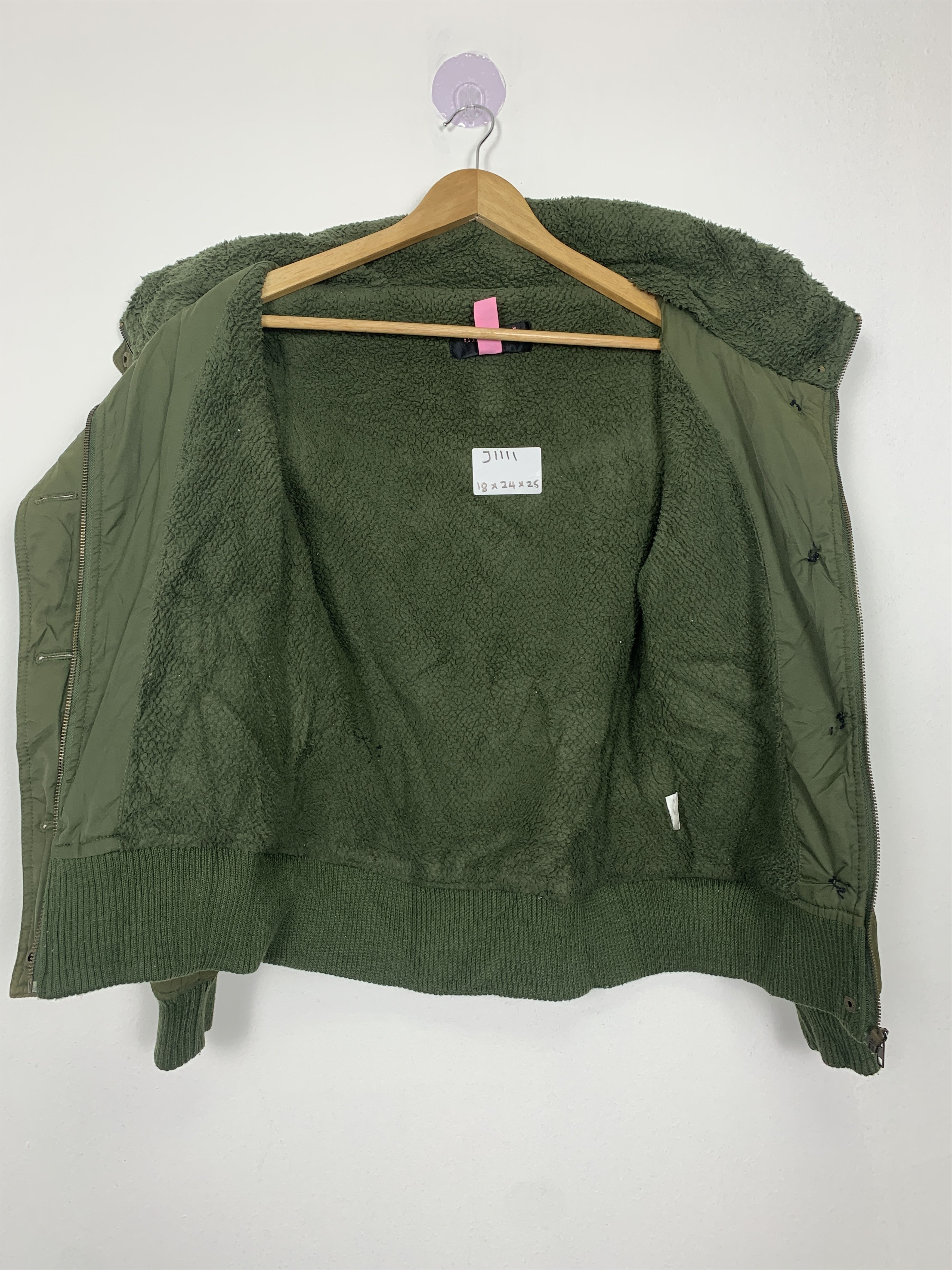 Japanese Brand Vintage LIZ LISA DOLL Sherpa Lining Military Jacket J1111 Size US S / EU 44-46 / 1 - 8 Thumbnail