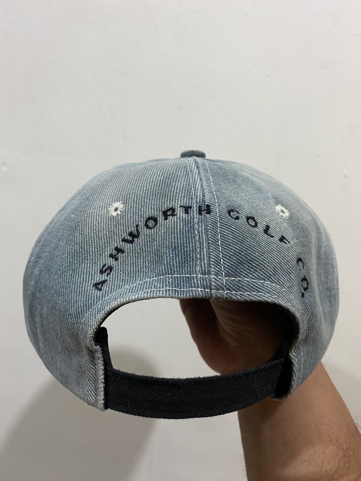 Ashworth VTG Distress Ashworth Denim Hat Size ONE SIZE - 5 Thumbnail