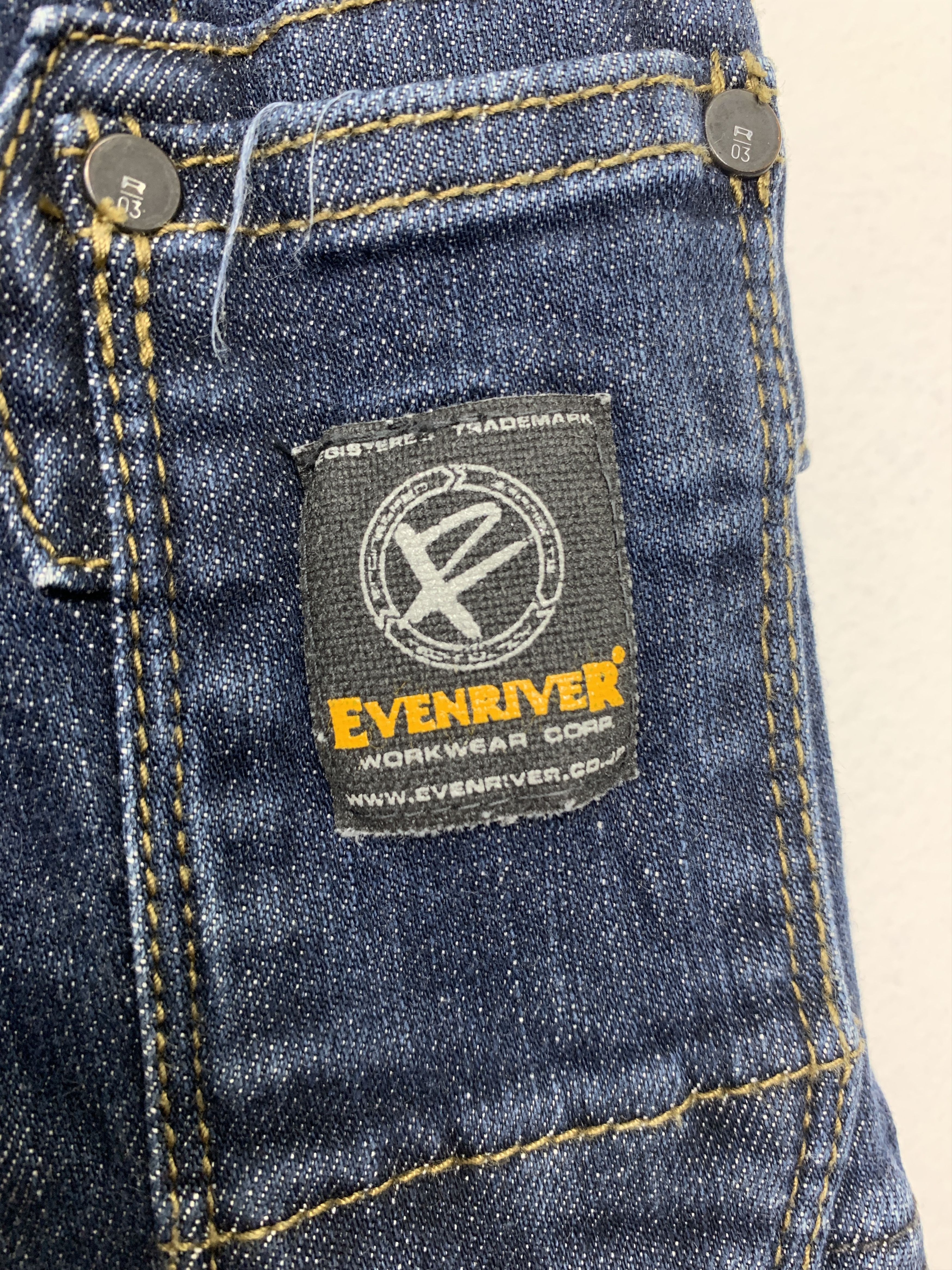 Vintage Vintage EVENRIVER Workwear Denim Jacket J1014 Size US M / EU 48-50 / 2 - 9 Thumbnail