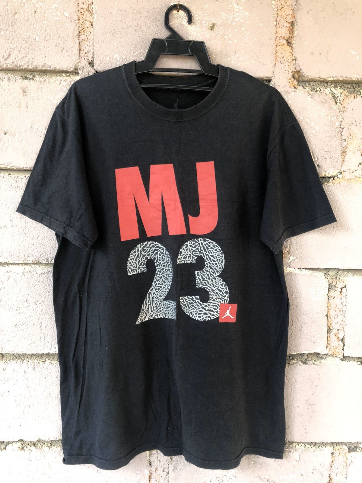 image of Jordan Nike Vintage Air Jordan Mj 23 Nike Shirt in Black, Men's (Size Large)