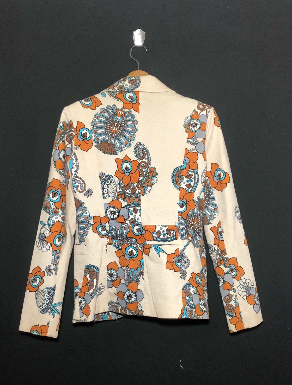 Issey Miyake Flower Print Asymmetric Blazer By Tsumori Chisato Size US XS / EU 42 / 0 - 4 Thumbnail