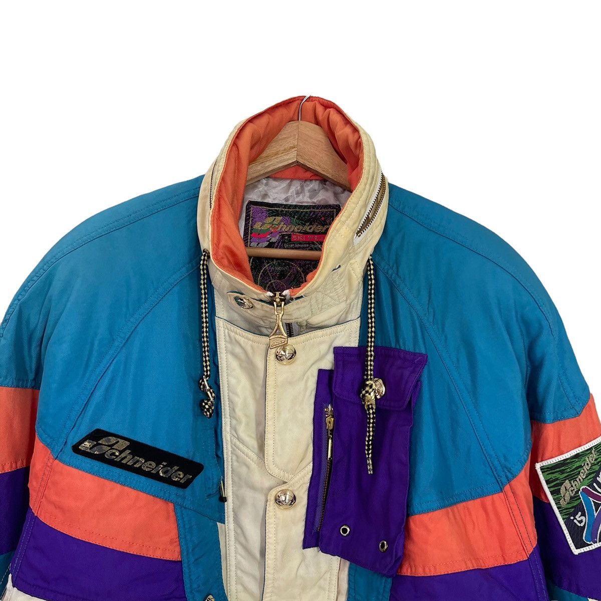 Japanese Brand 90s Schneider Ski Wear Jacket Size L Size US L / EU 52-54 / 3 - 4 Thumbnail