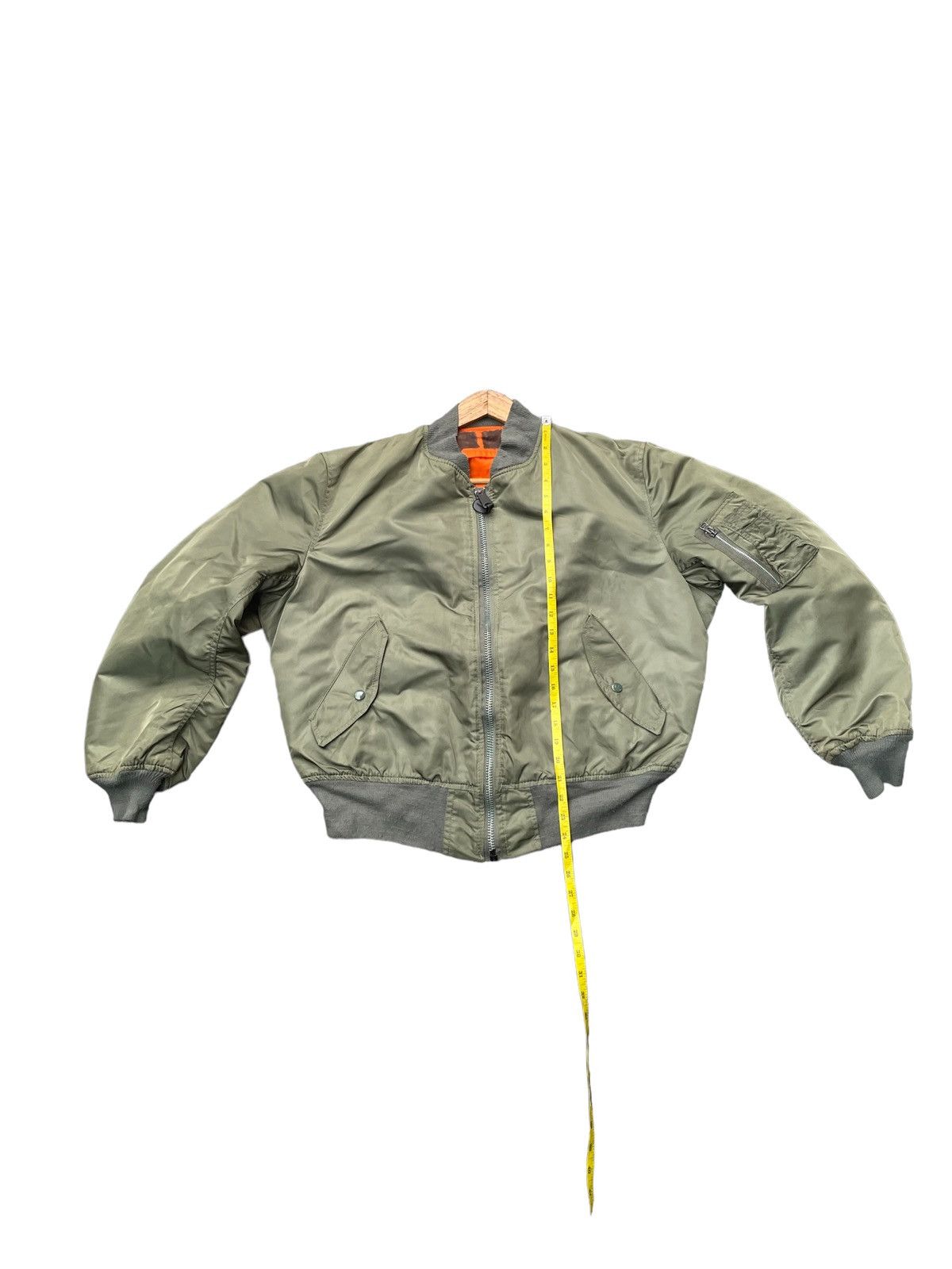 Alpha Industries Vintage Alpha Industries MA-1 Bomber Jacket Size US L / EU 52-54 / 3 - 3 Thumbnail