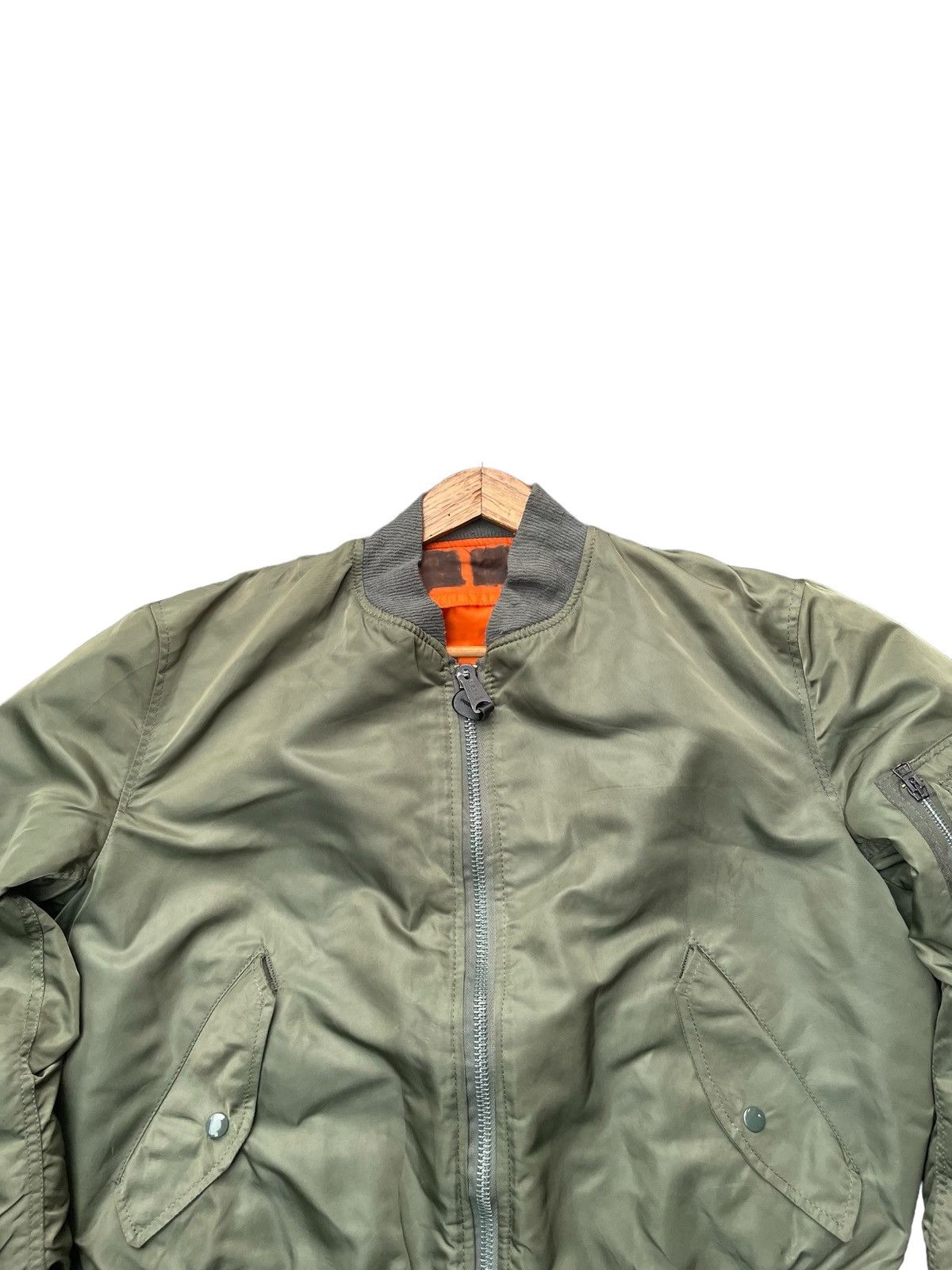 Alpha Industries Vintage Alpha Industries MA-1 Bomber Jacket Size US L / EU 52-54 / 3 - 5 Thumbnail