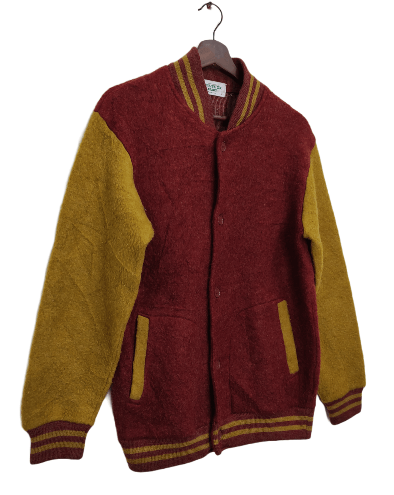 Japanese Brand Vintage Wool Varsity Jacket Made In Japan Size US M / EU 48-50 / 2 - 2 Thumbnail