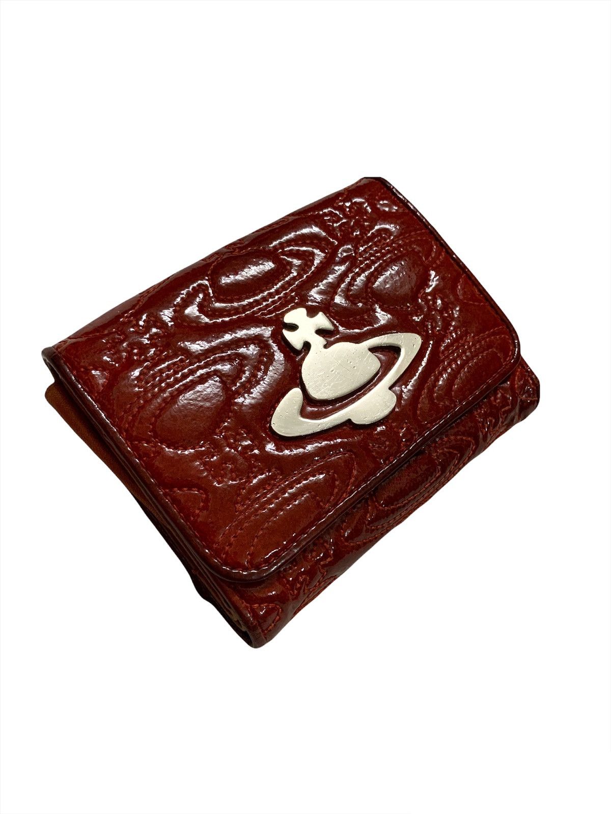 Vivienne Westwood Vivienne Westwood ORB Embroidered Leather Pouch Bag Size ONE SIZE - 3 Thumbnail