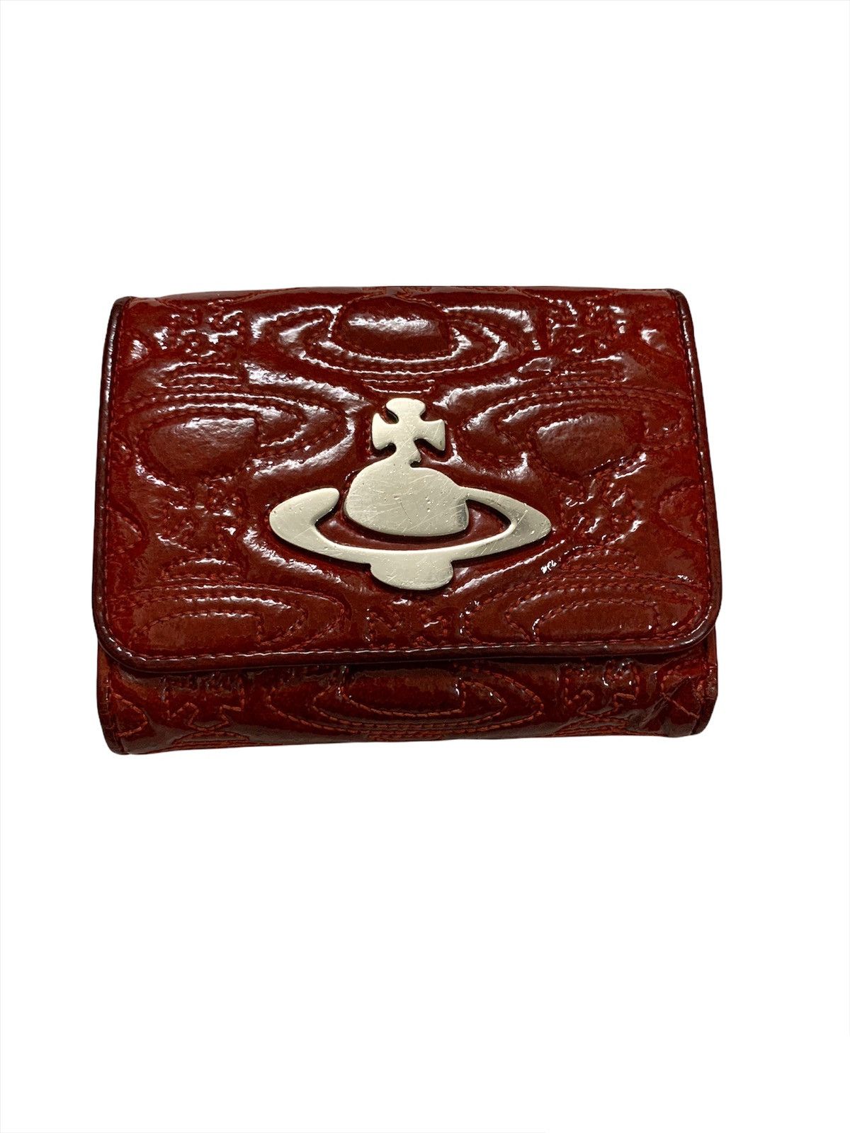 Vivienne Westwood Vivienne Westwood ORB Embroidered Leather Pouch Bag Size ONE SIZE - 1 Thumbnail
