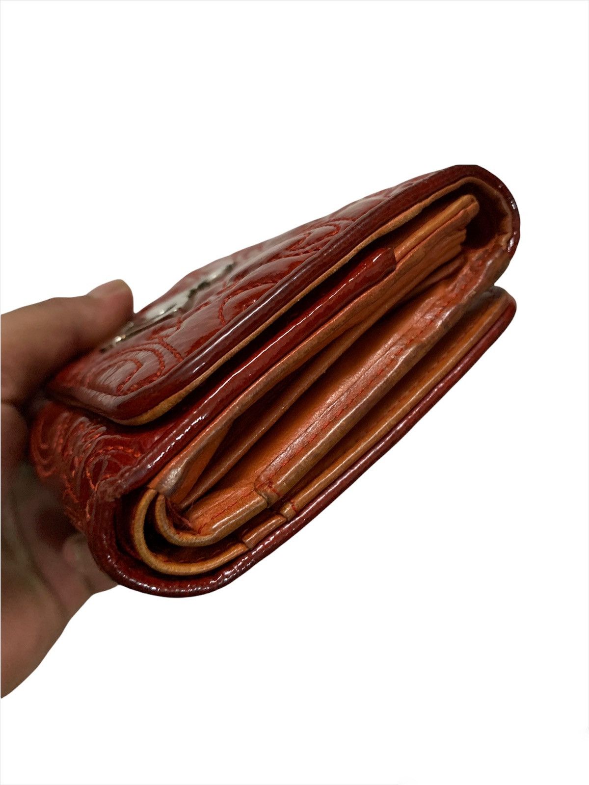 Vivienne Westwood Vivienne Westwood ORB Embroidered Leather Pouch Bag Size ONE SIZE - 8 Thumbnail