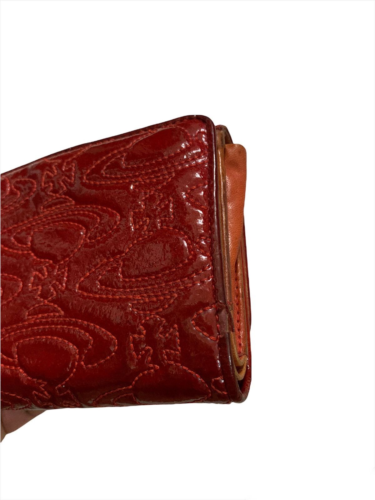 Vivienne Westwood Vivienne Westwood ORB Embroidered Leather Pouch Bag Size ONE SIZE - 11 Thumbnail
