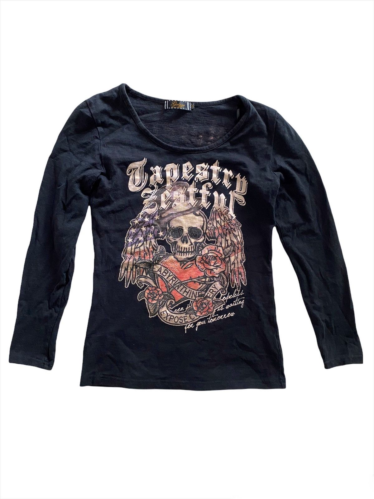 Japanese Brand × Seditionaries × Vintage Skull 🇯🇵 sleeve Shirt design punk Size US S / EU 44-46 / 1 - 2 Thumbnail