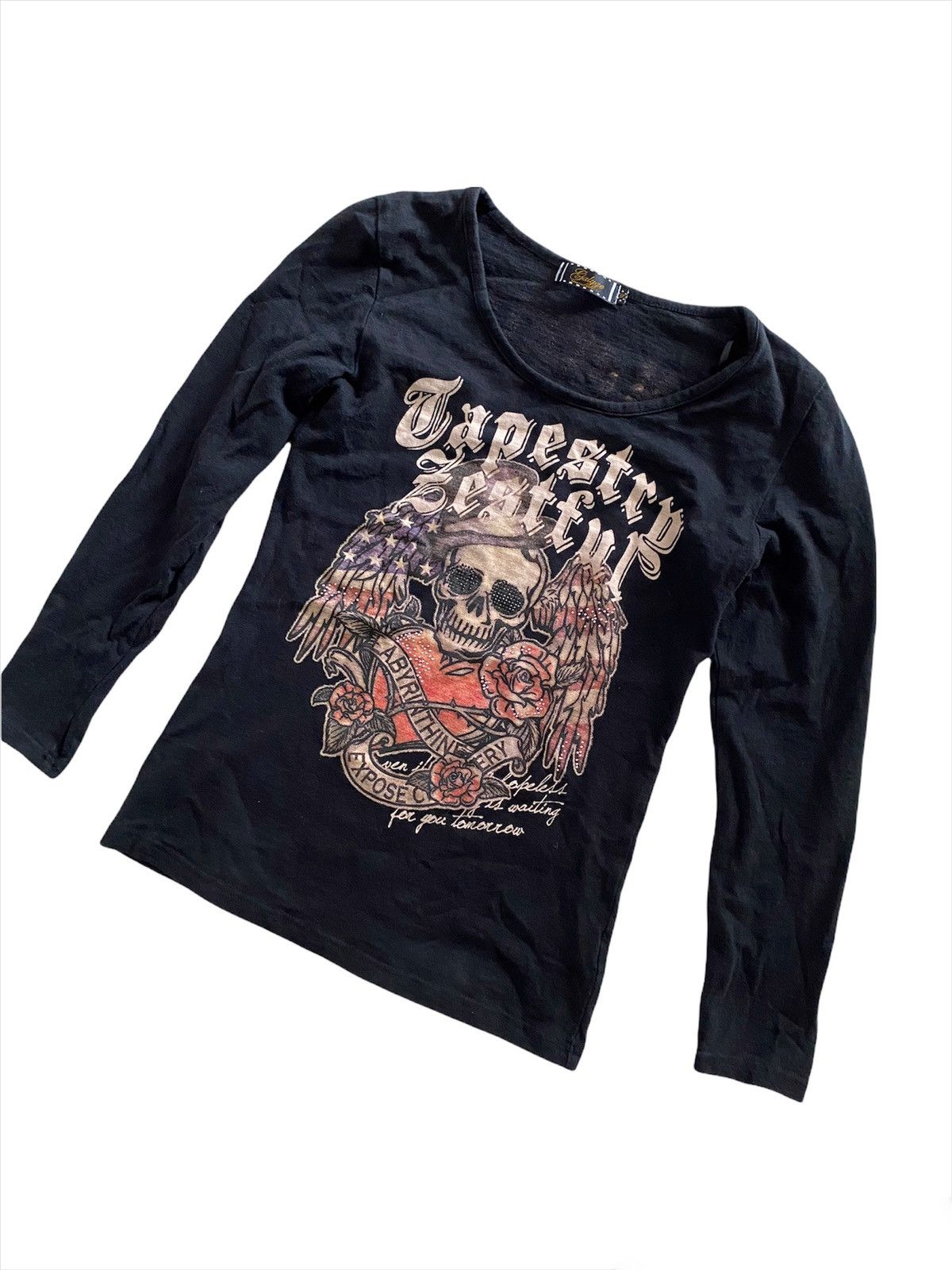 Japanese Brand × Seditionaries × Vintage Skull 🇯🇵 sleeve Shirt design punk Size US S / EU 44-46 / 1 - 1 Thumbnail