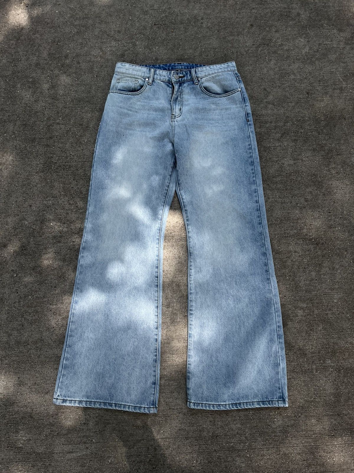 basketcase gallery Basketcase Gallery LAX Flair Denim Jeans Size 34 ...