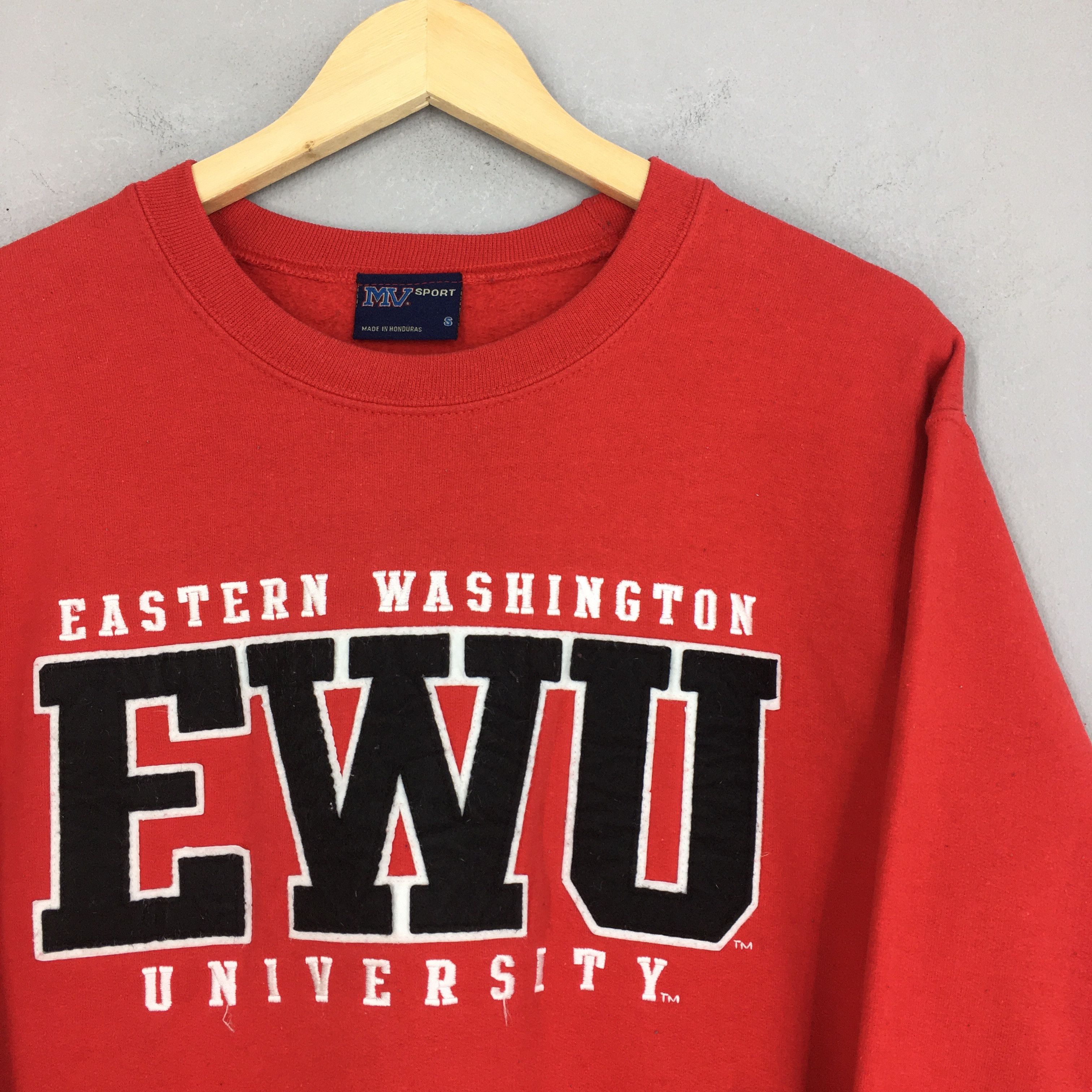 NCAA × Vintage Vintage Eastern Washington University Red Sweatshirts Small Size US S / EU 44-46 / 1 - 2 Thumbnail