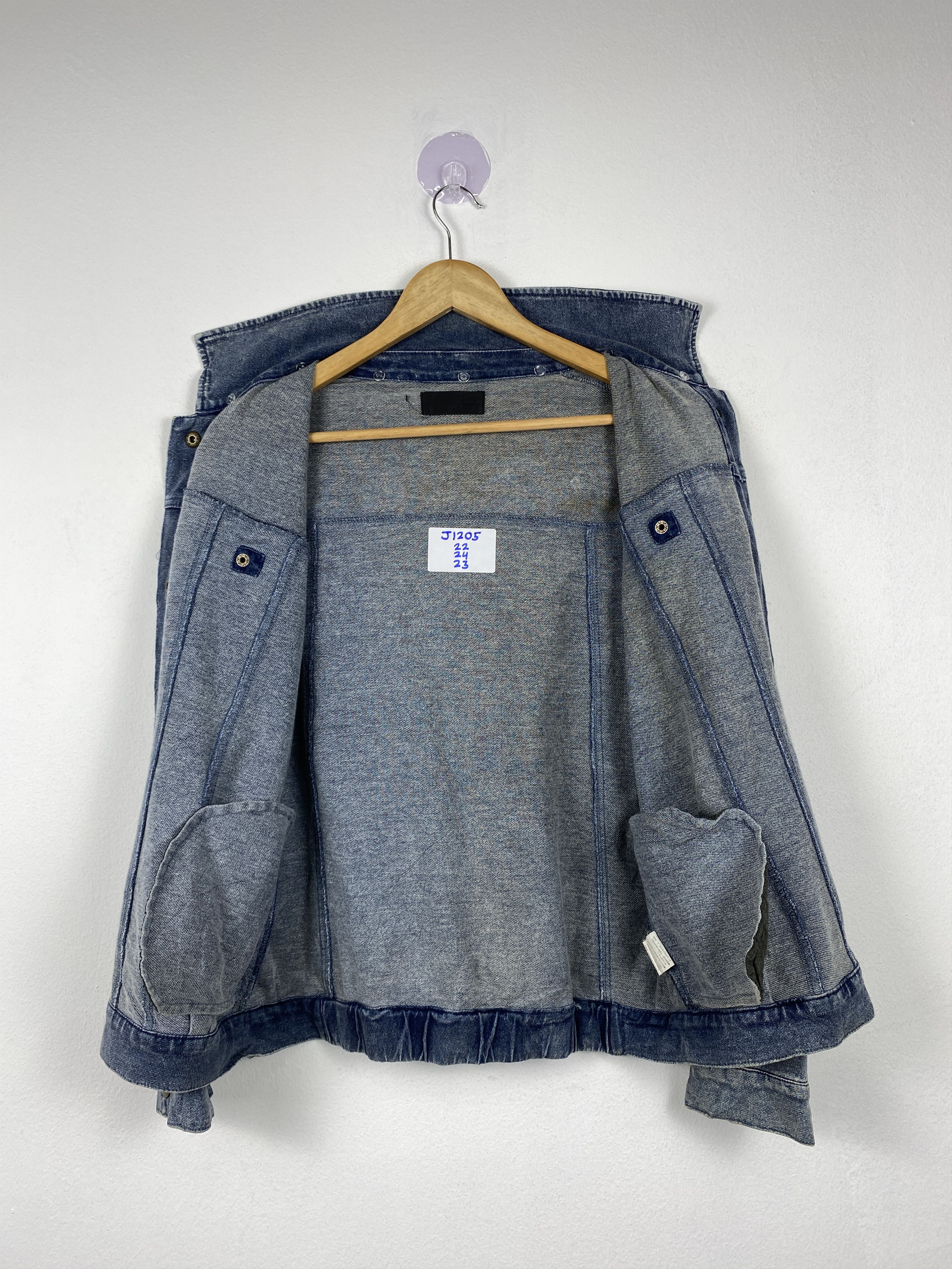 Japanese Brand × Vintage Vintage Japanese Brand Button Up Denim Jacket Size US S / EU 44-46 / 1 - 9 Thumbnail