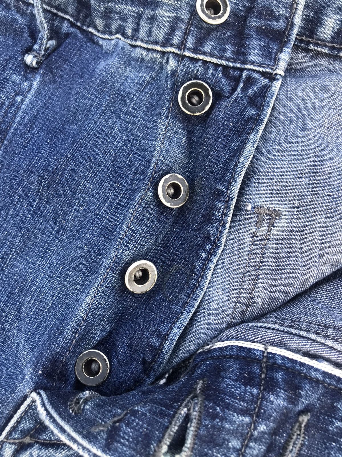 Japanese Brand × Orslow 🔥BEST OFFER🔥Orslow distressed denim jeans Size US 31 - 7 Thumbnail