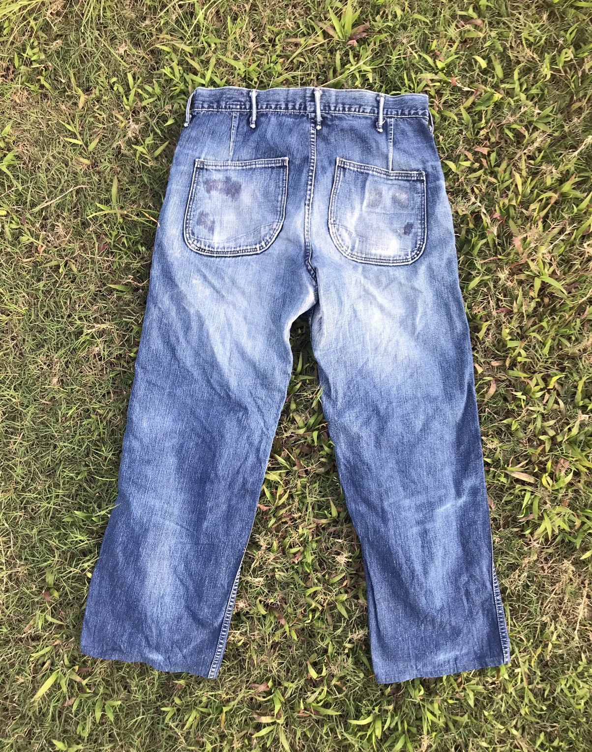 Japanese Brand × Orslow 🔥BEST OFFER🔥Orslow distressed denim jeans Size US 31 - 4 Thumbnail