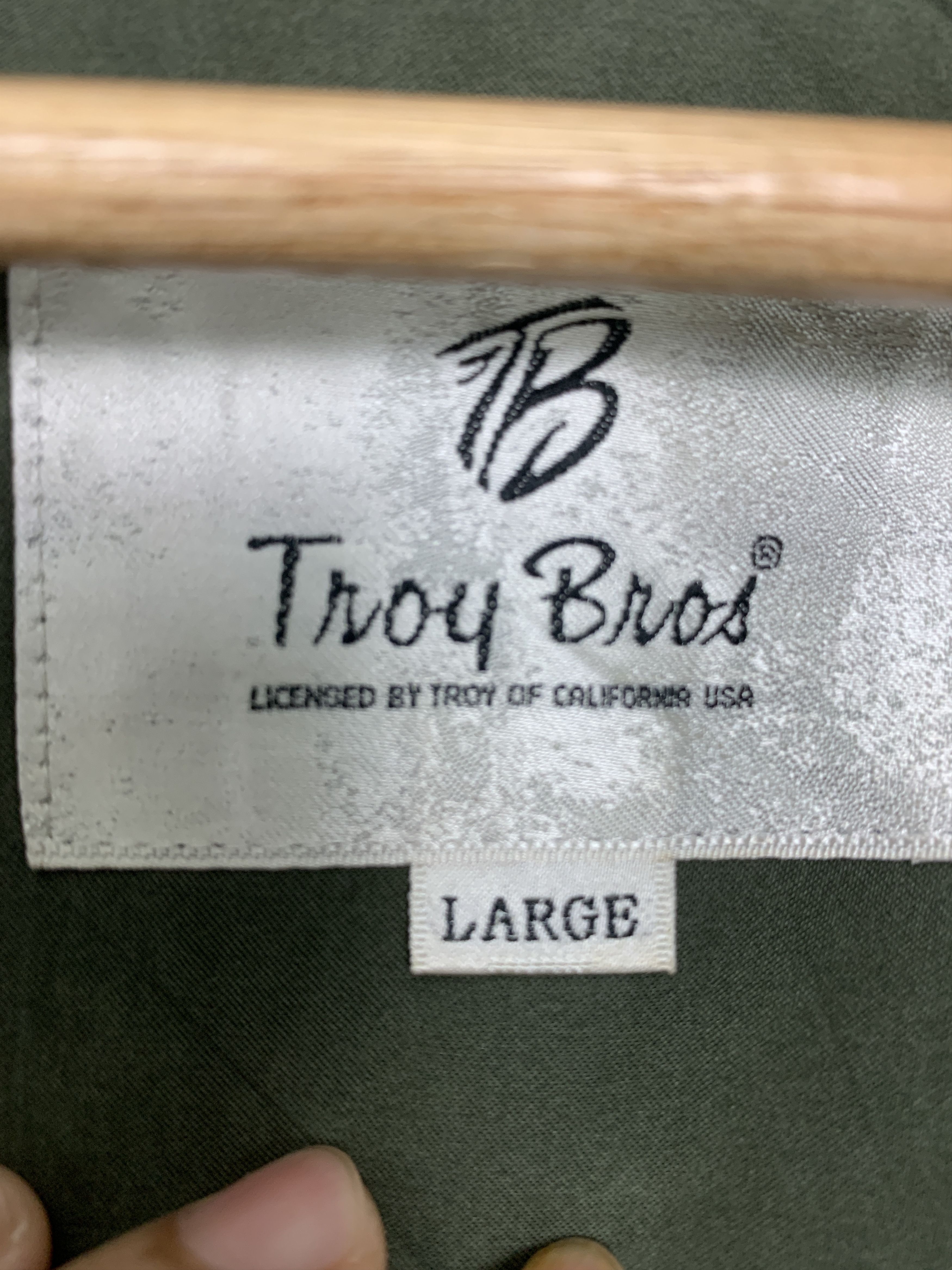 Japanese Brand Vintage TROY BROS Military Quilted Lining Jacket J0956 Size US L / EU 52-54 / 3 - 8 Thumbnail