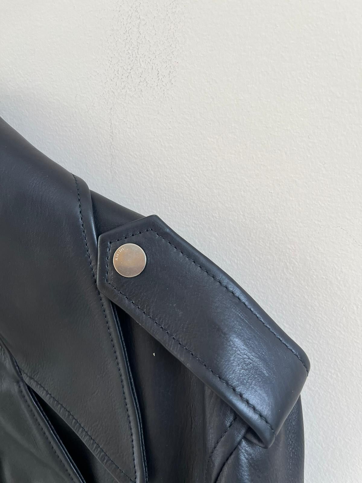 Amiri D Pocket Leather Jacket in Black Size US M / EU 48-50 / 2 - 9 Thumbnail