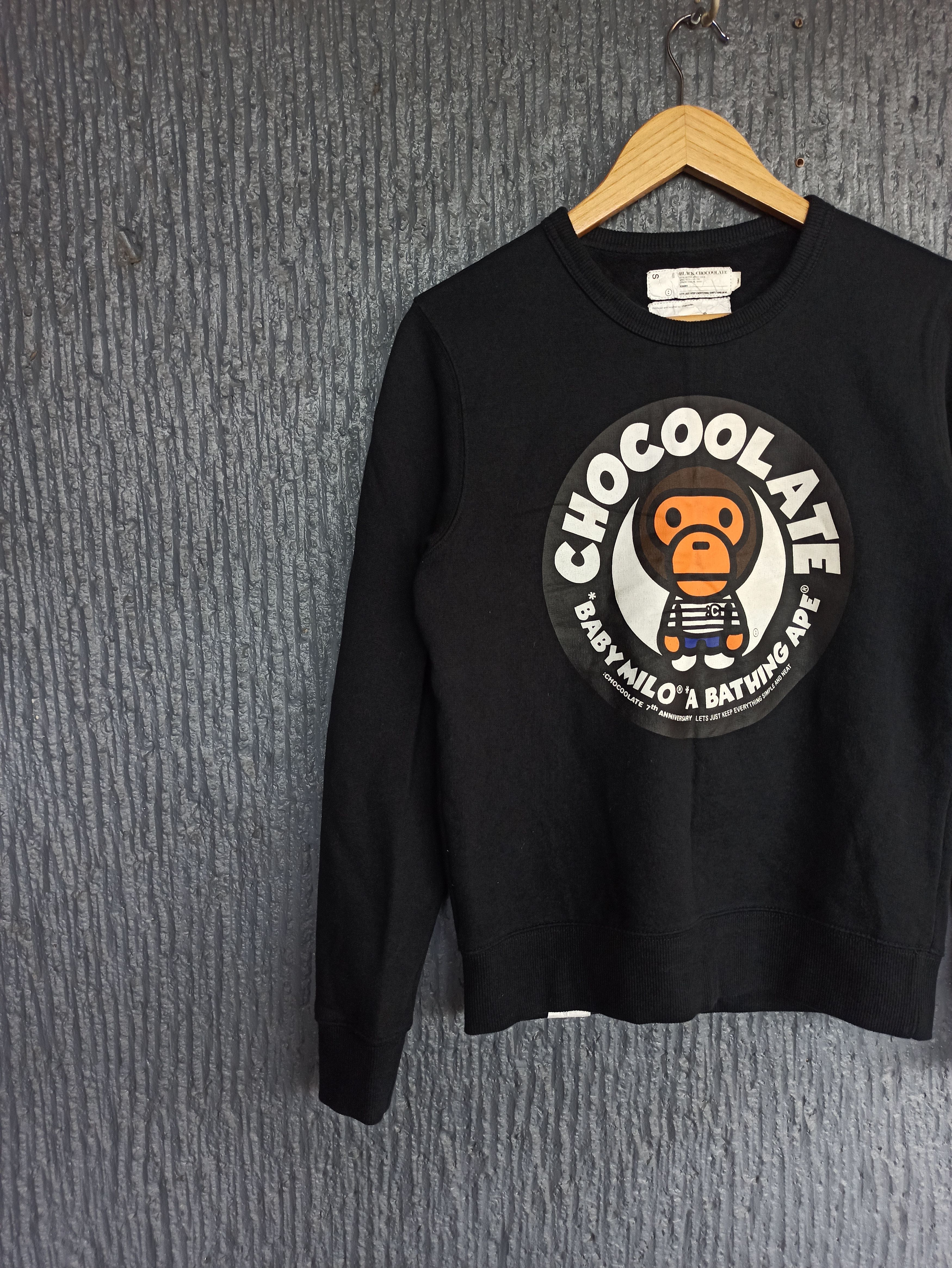 Bape × Chocolate Bape Baby Milo x Black Chocolate Sweater Size US S / EU 44-46 / 1 - 6 Thumbnail
