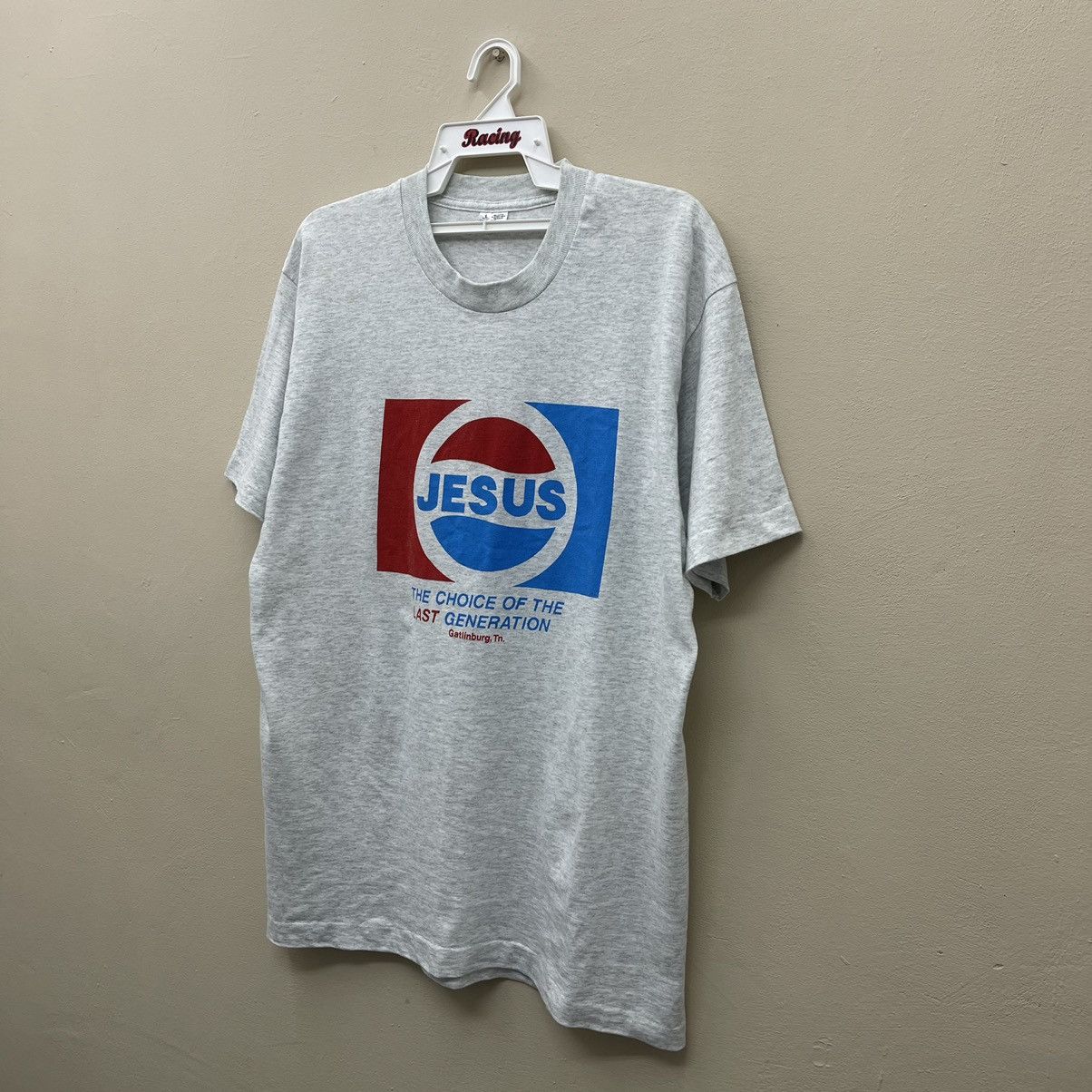 Vintage Parody Shirt Pepsi Jesus The Choice Of The Last Genaration Size US L / EU 52-54 / 3 - 7 Thumbnail