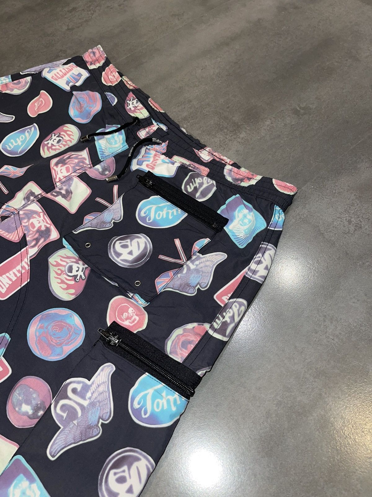 John Galliano John Galliano All Over Printed Swim Shorts Size US 32 / EU 48 - 3 Thumbnail