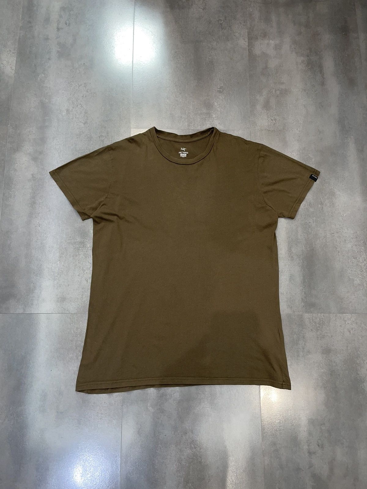 Arc'teryx Arc'Teryx Big Logo Yellow Brown Short Sleeve T-Shirt Size US XL / EU 56 / 4 - 7 Thumbnail