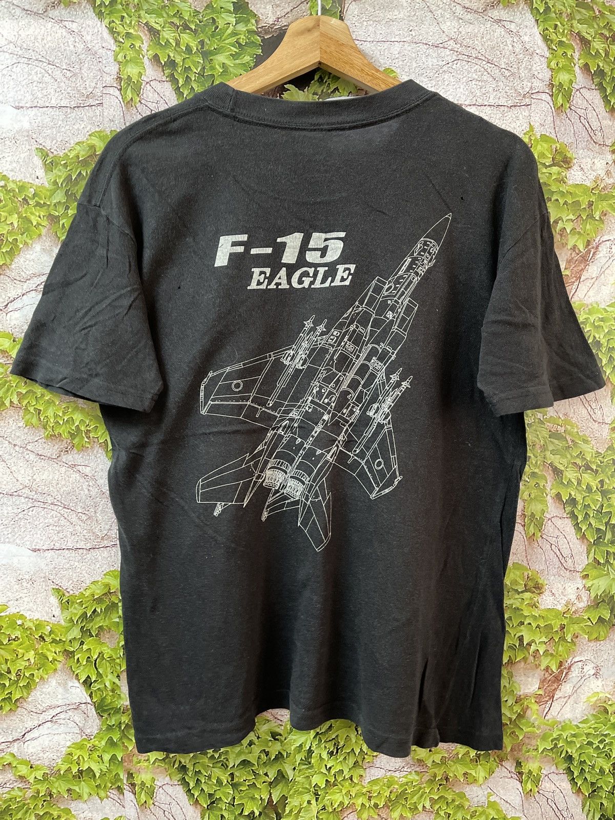 Vintage VINTAGE DISTRESSED F-15 EAGLE FIGHTER JET VERY RARE Size US M / EU 48-50 / 2 - 1 Thumbnail