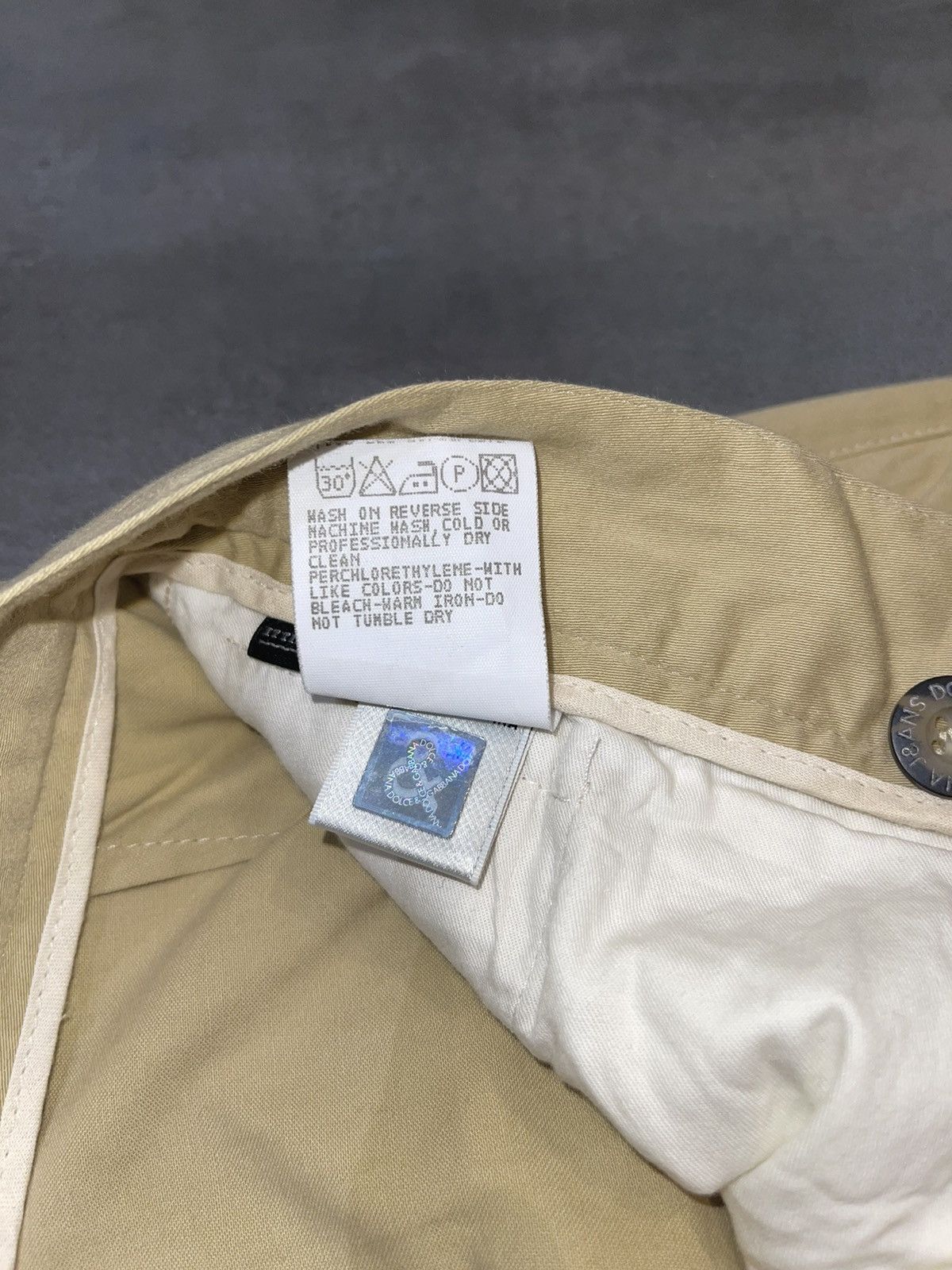 Dolce & Gabbana DS! Dolce & Gabbana Beige Chino Pants Size US 32 / EU 48 - 17 Thumbnail