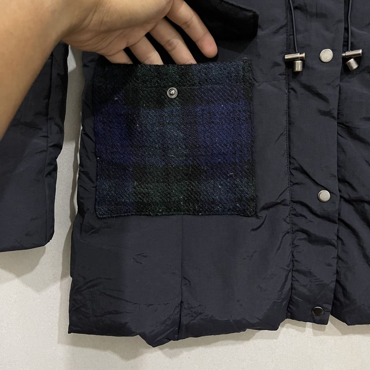 Designer × Harris Tweed × Vintage Vintage Harris Tweed Down Puffer Jacket Size M / US 6-8 / IT 42-44 - 10 Thumbnail