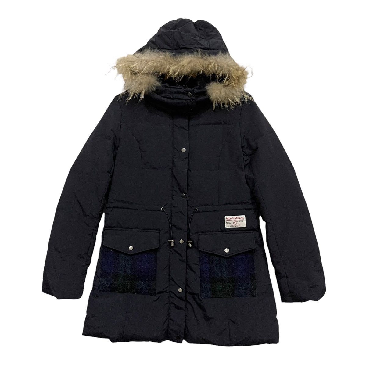 Designer × Harris Tweed × Vintage Vintage Harris Tweed Down Puffer Jacket Size M / US 6-8 / IT 42-44 - 1 Thumbnail