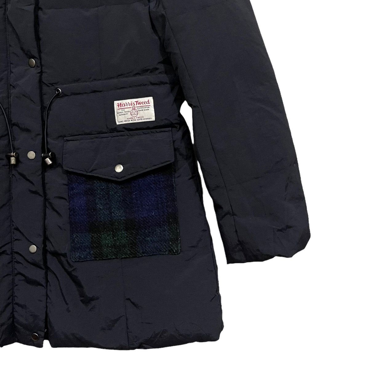 Designer × Harris Tweed × Vintage Vintage Harris Tweed Down Puffer Jacket Size M / US 6-8 / IT 42-44 - 6 Thumbnail