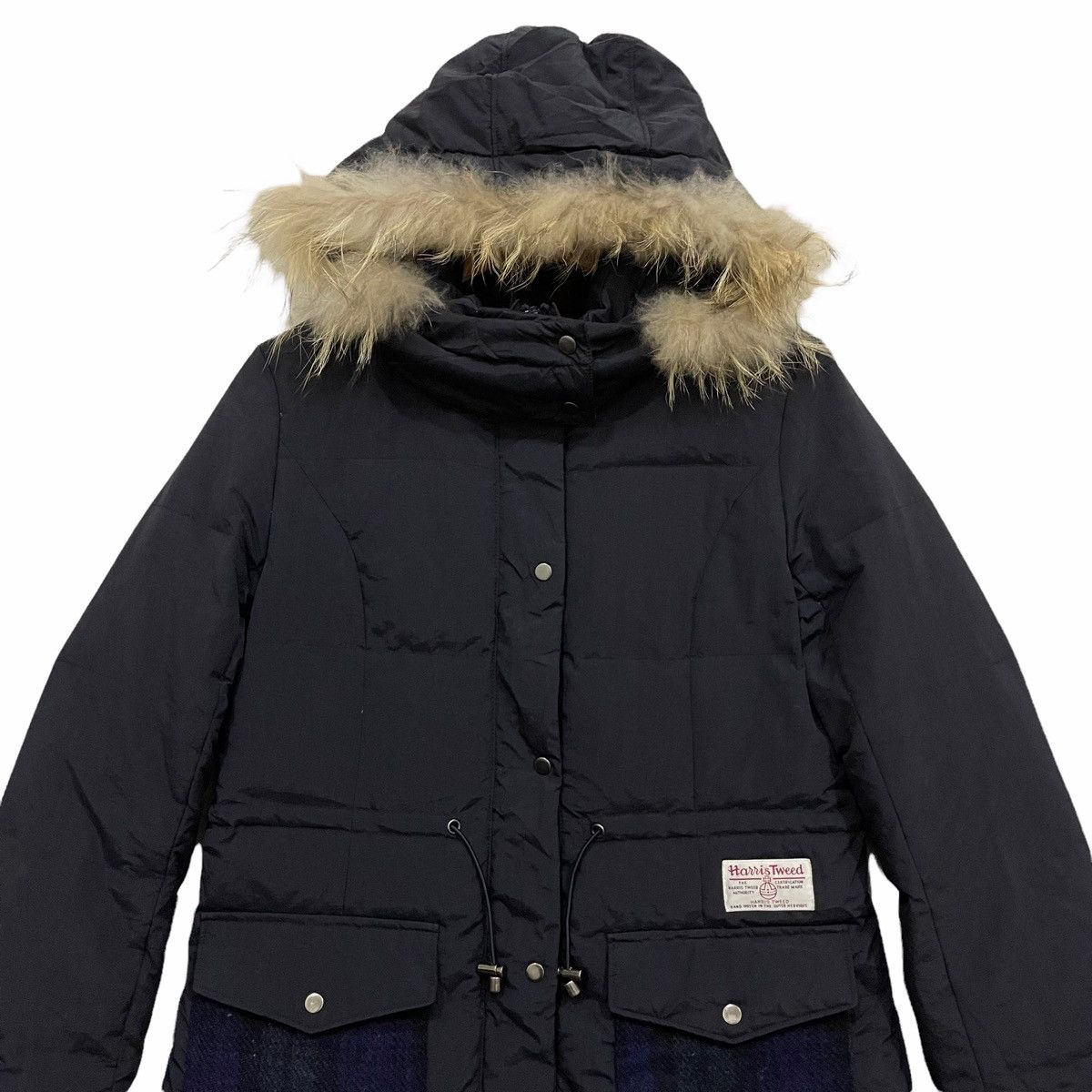 Designer × Harris Tweed × Vintage Vintage Harris Tweed Down Puffer Jacket Size M / US 6-8 / IT 42-44 - 4 Thumbnail