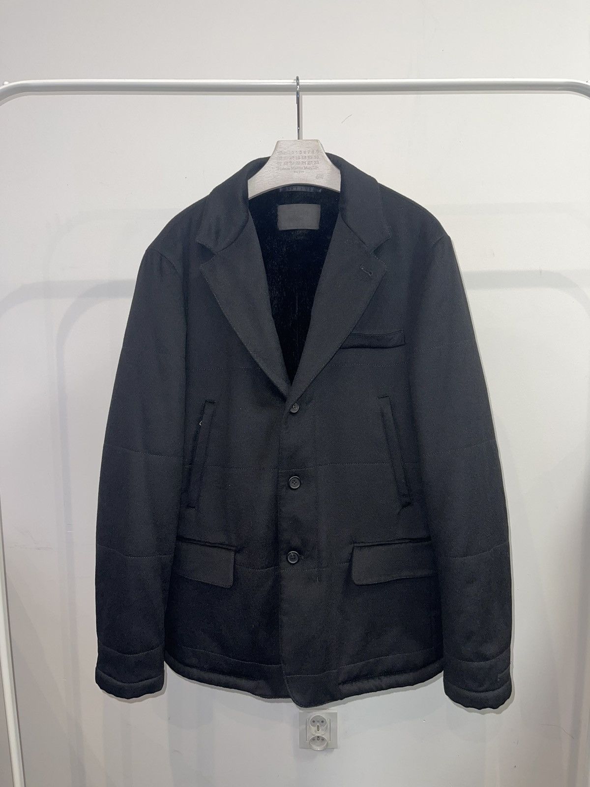 Prada AW12 Prada Fur Camel Black Heavy Blazer Jacket Size US L / EU 52-54 / 3 - 3 Thumbnail