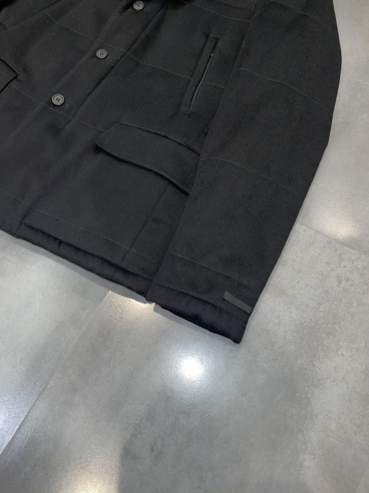 Prada AW12 Prada Fur Camel Black Heavy Blazer Jacket Size US L / EU 52-54 / 3 - 5 Thumbnail
