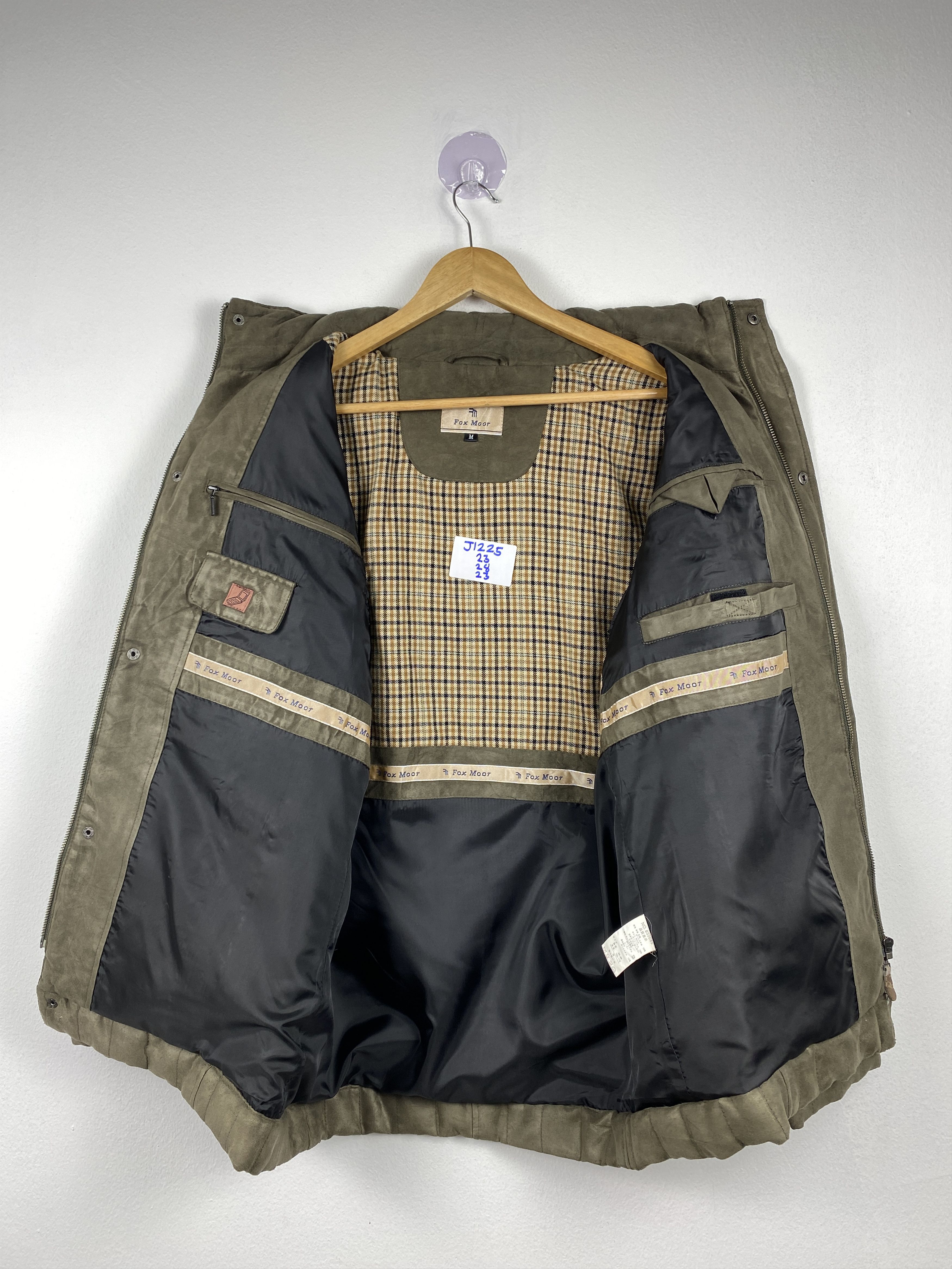 Fox Racing Vintage Fox Moor Flannel Lining Zip Up Jacket J1225 Size US S / EU 44-46 / 1 - 8 Thumbnail