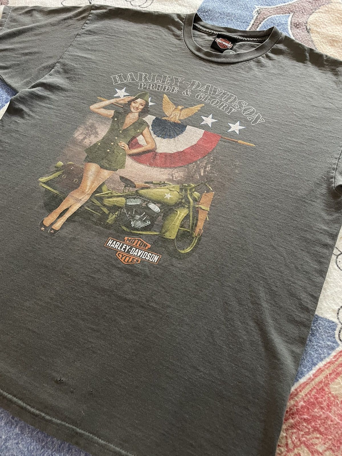 Harley Davidson Vintage Harley tee Size US XL / EU 56 / 4 - 2 Thumbnail