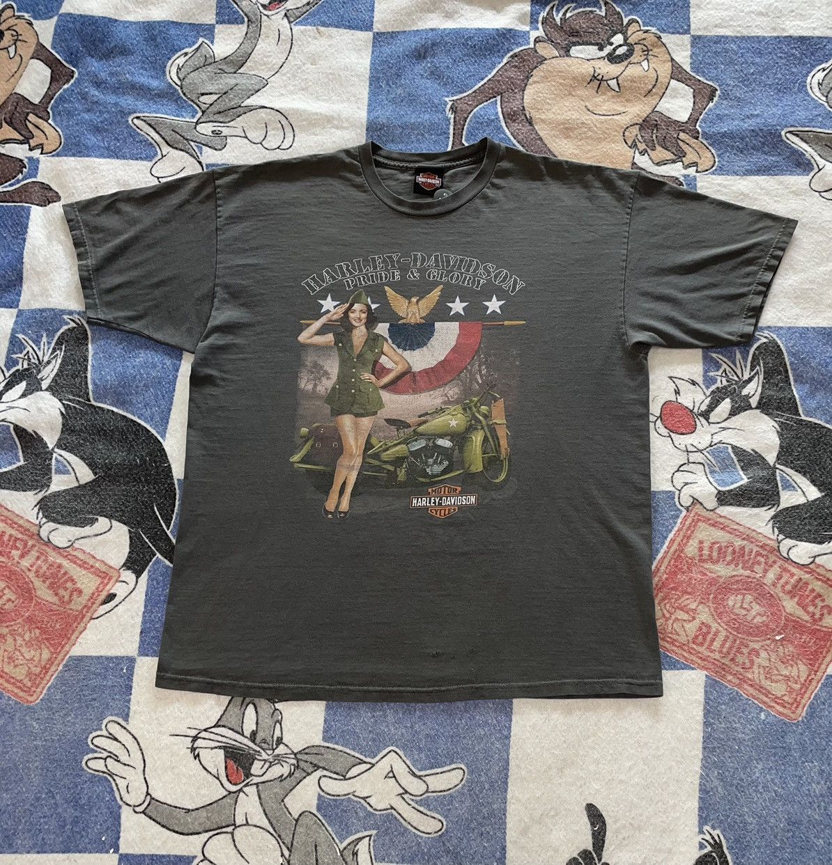 Harley Davidson Vintage Harley tee Size US XL / EU 56 / 4 - 1 Thumbnail