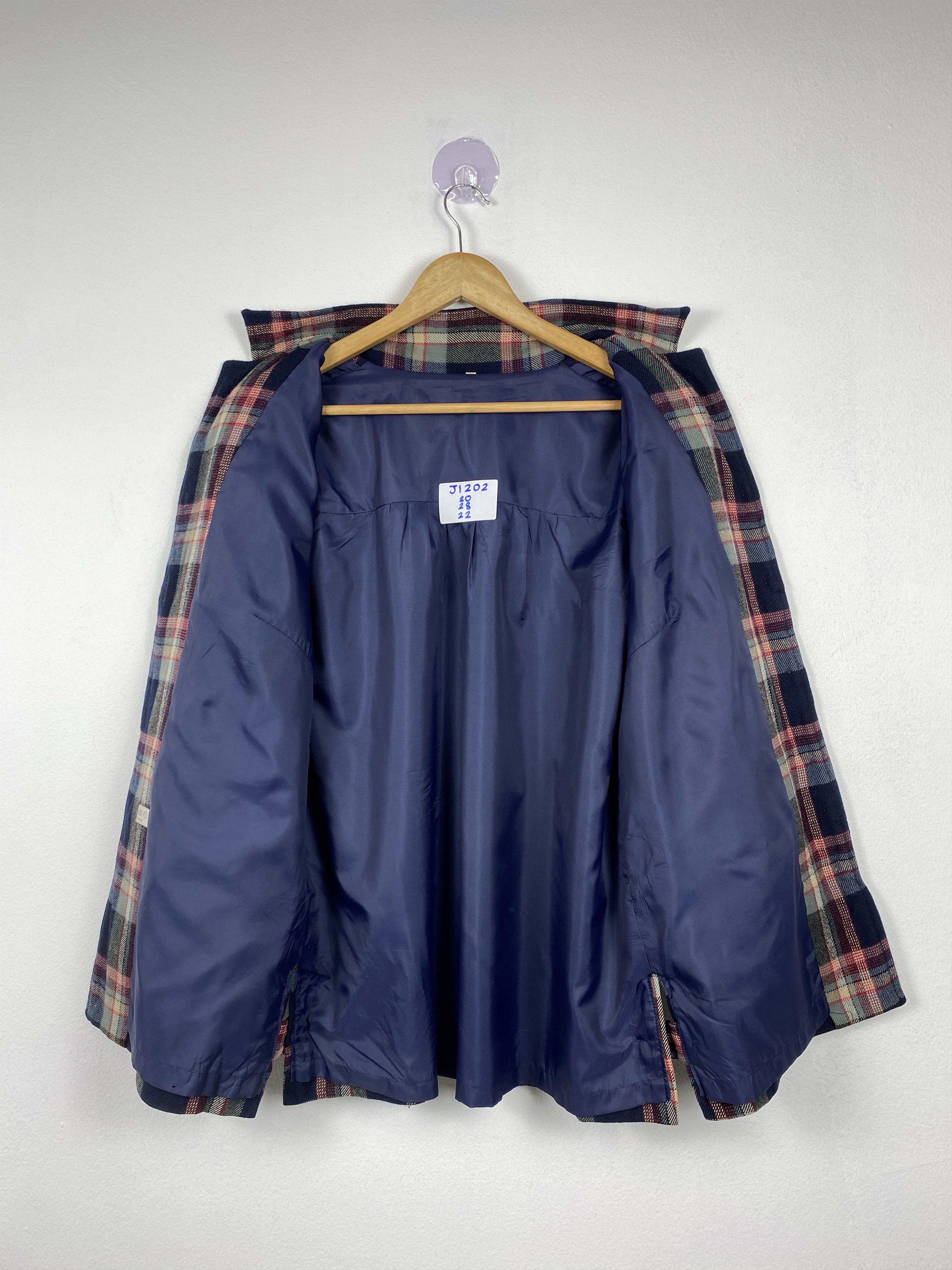 Japanese Brand Vintage Japanese Brand Flannel Button Up Jacket J1202 Size S / US 4 / IT 40 - 8 Thumbnail