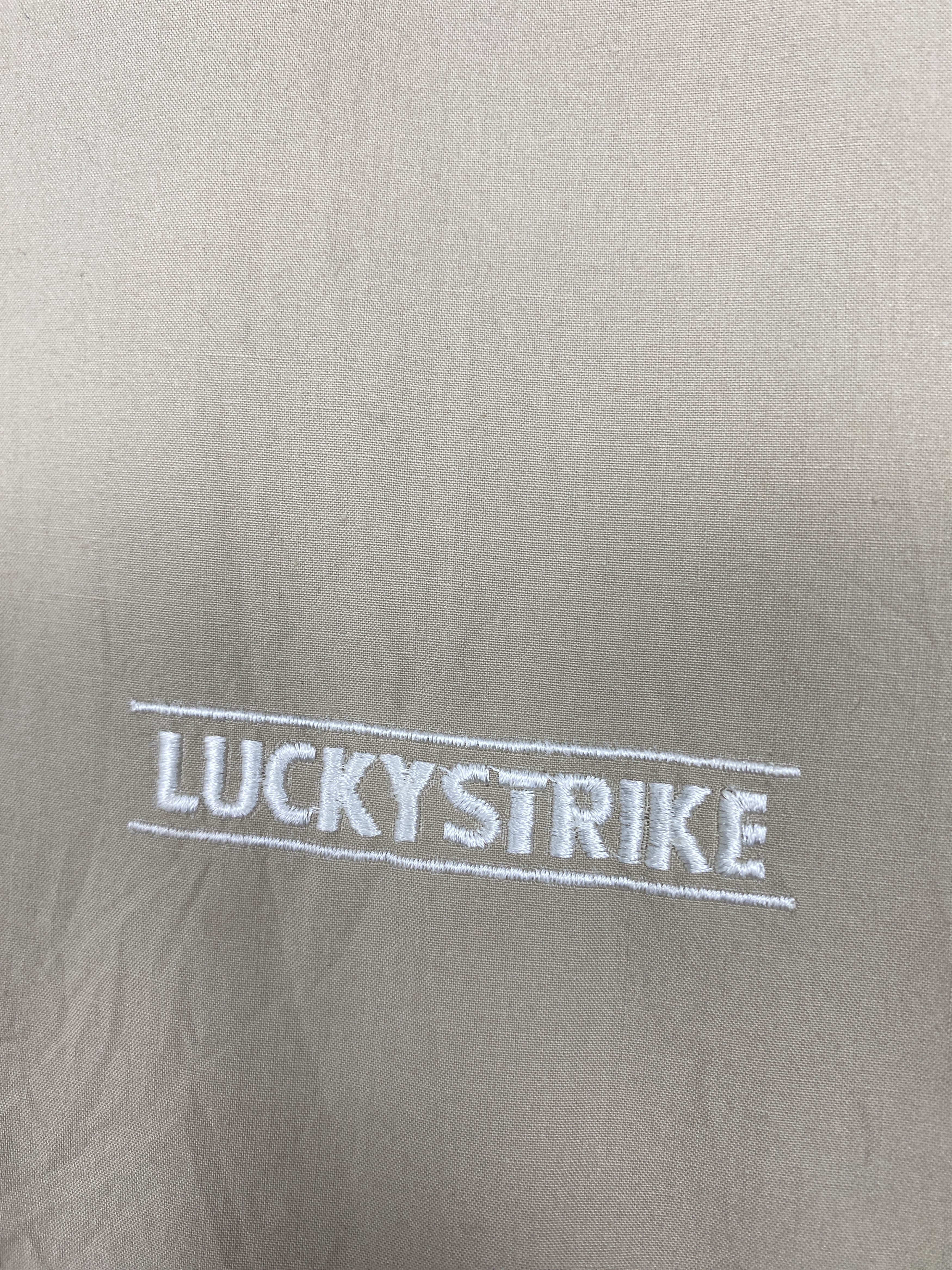 Vintage Vintage LUCKY STRIKE Cigarette Zip Up Jacket J1144 Size US L / EU 52-54 / 3 - 6 Thumbnail