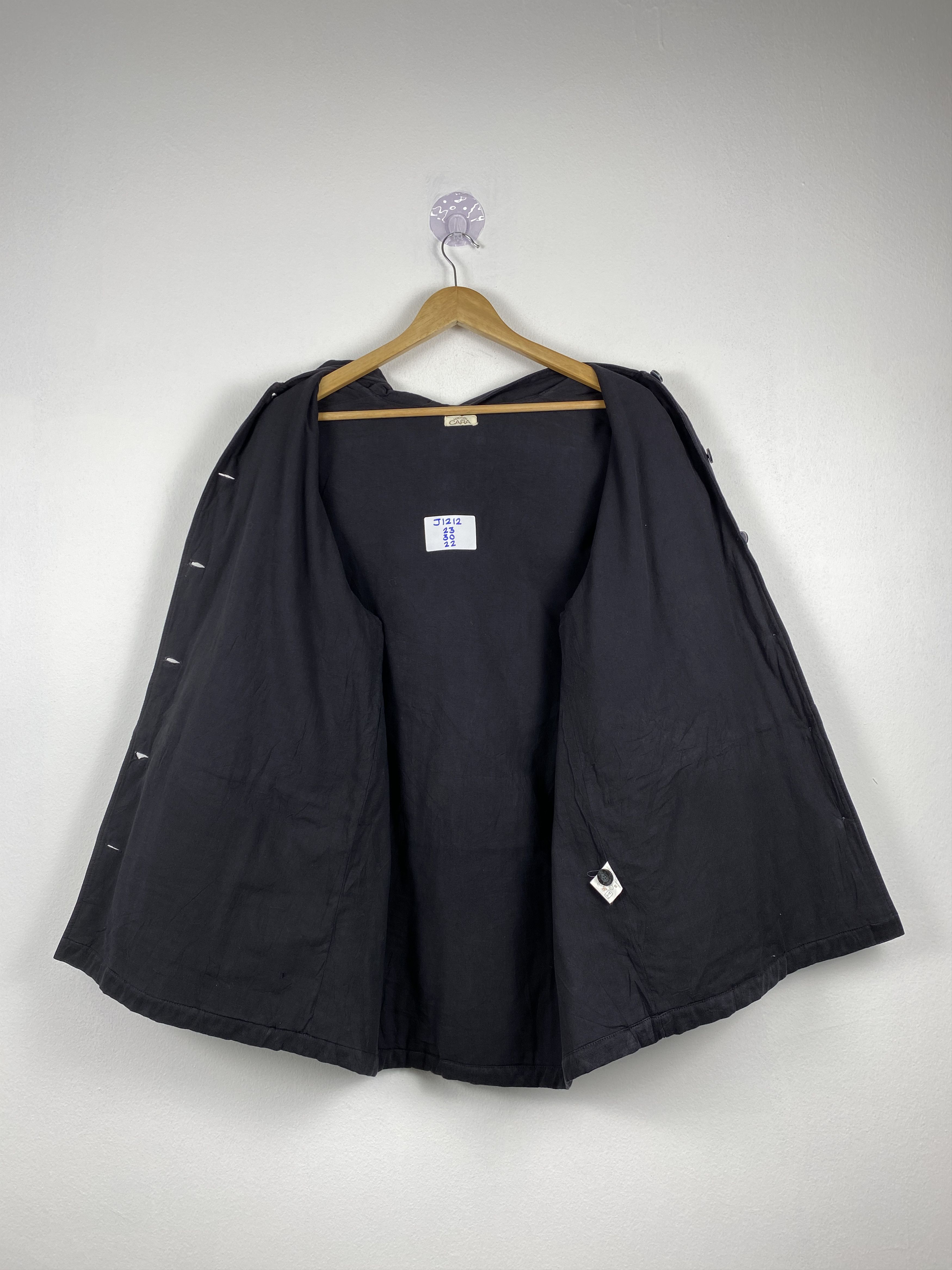 Japanese Brand Vintage Hikeson Cara Black Hoodie Jacket J1212 Size US M / EU 48-50 / 2 - 8 Thumbnail